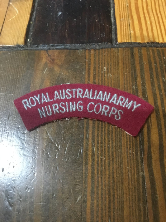 ROYAL AUSTRALIAN ARMY NURSING CORPS Shoulder Title