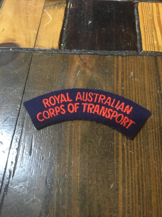 Royal Australian Army Corps of Transport Shoulder Title