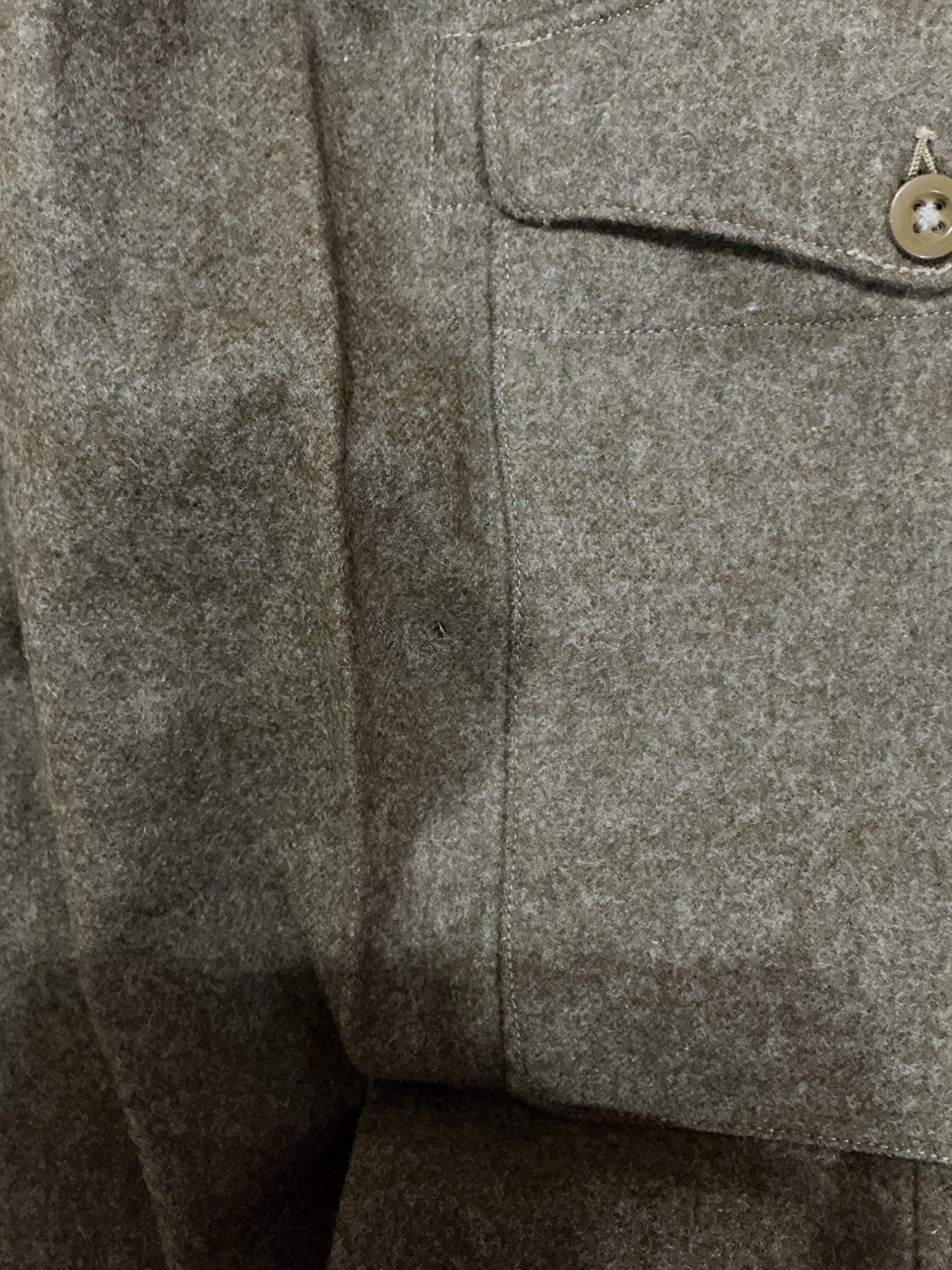 War British Wool Battledress Pants , 1949 pattern size 10 waist measures 30 inches