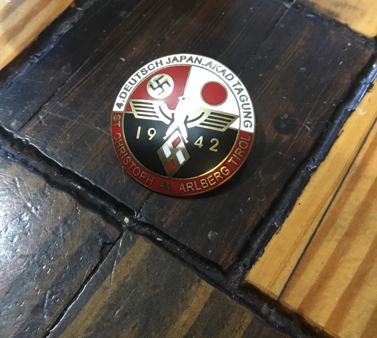 Reproduction WWII GERMAN JAPANESE HITLER YOUTH UNITY BADGE – Roy's Army ...