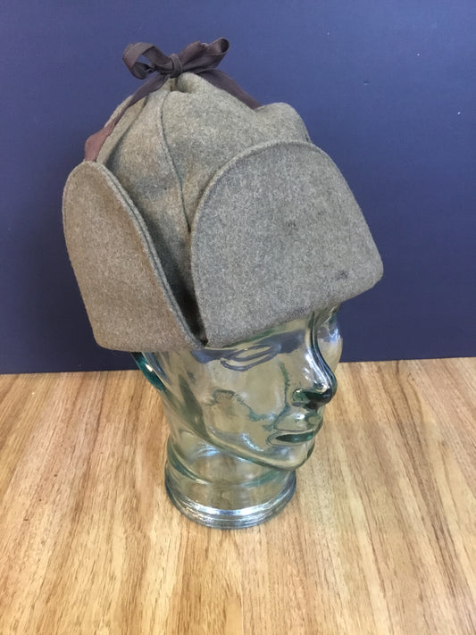 WW2 Canadian Army Winter Tie Top Wool Hat