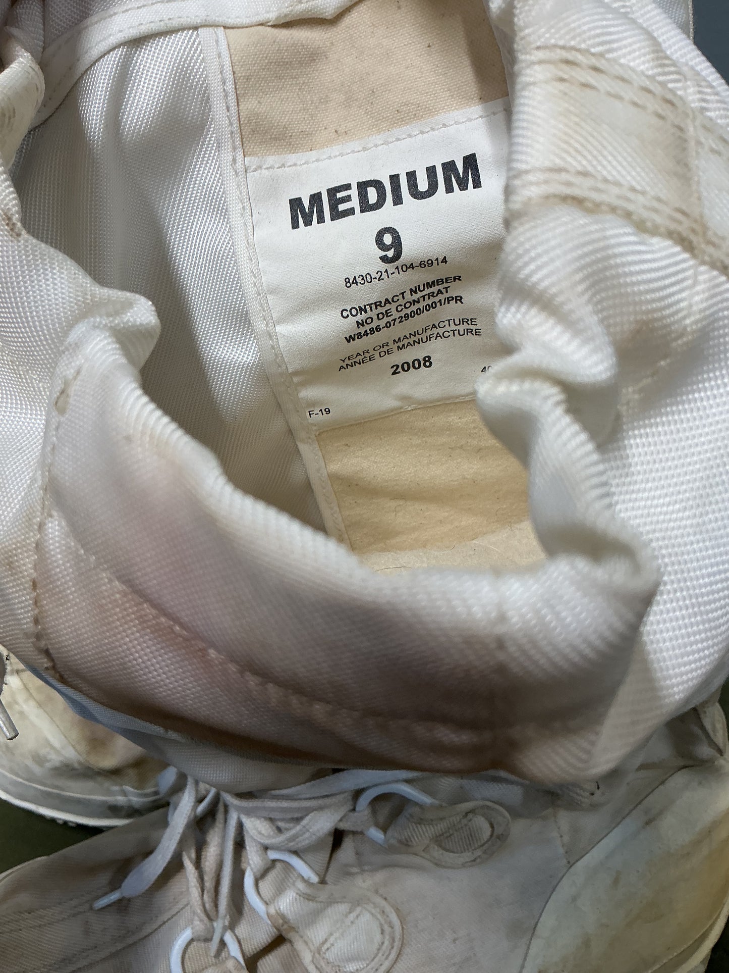 Canadian Military Mucklucks with Liners, Size 9