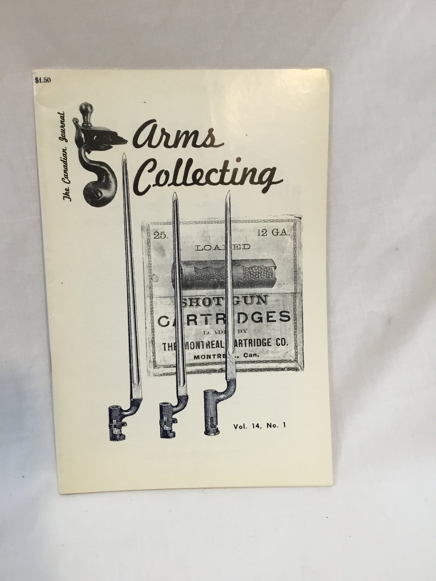 The Canadian Journal Arms Collecting Vol.14 No1 34 pages , 1976