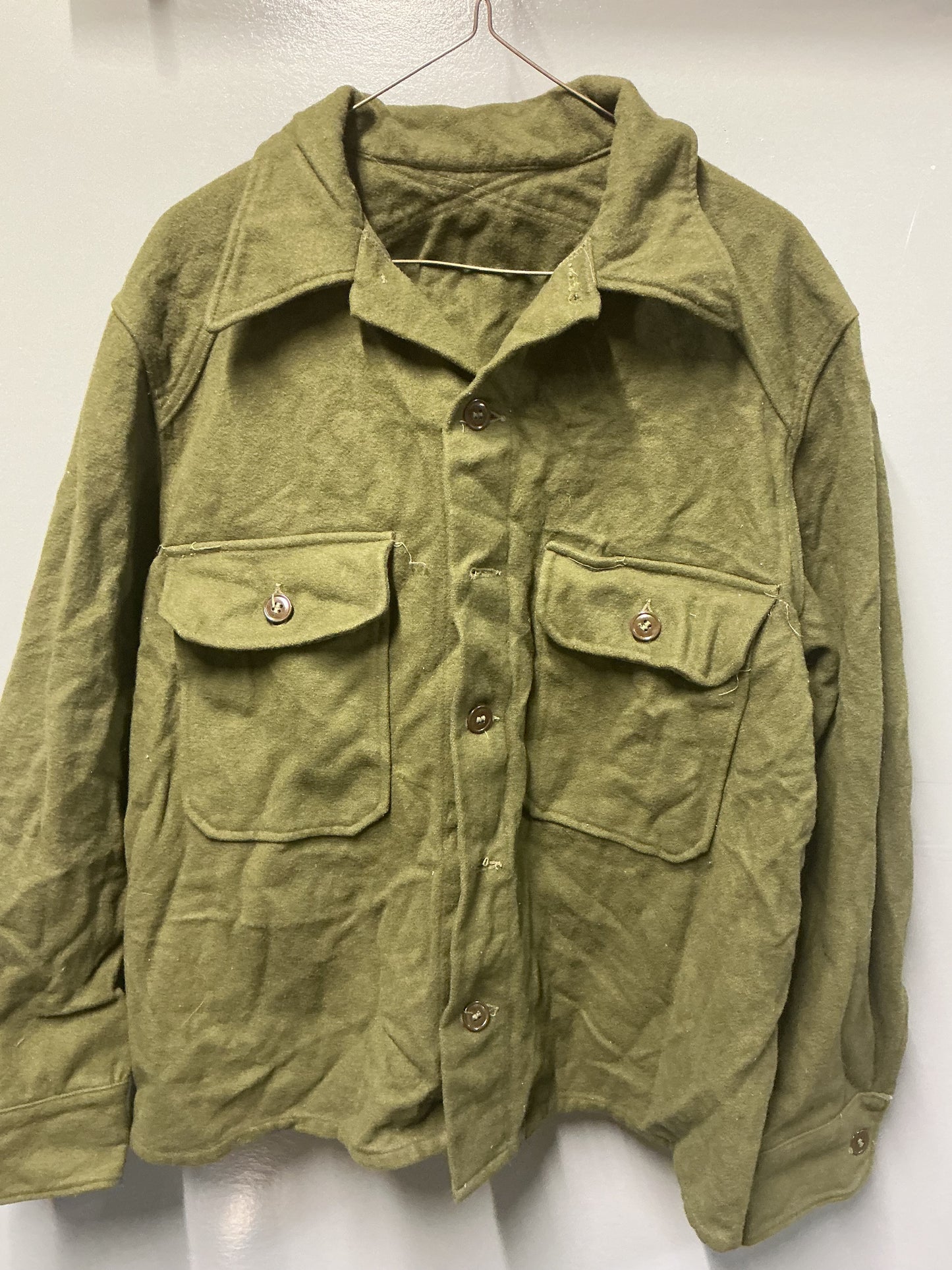 U.S. / Canadian  Cold Weather Shirt 80% Wool Medium