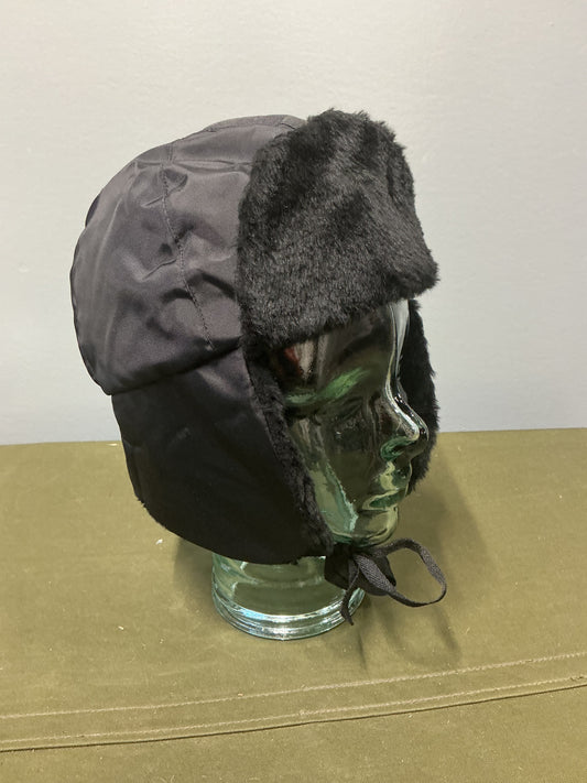 Black Cold Weather Uniform Hat Size 7 1/8
