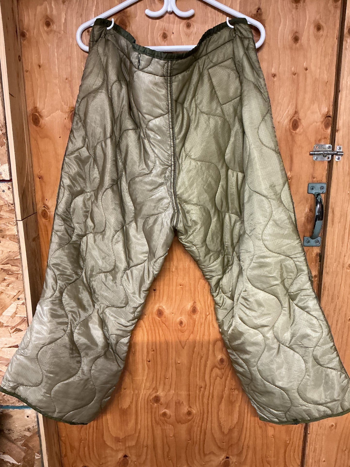 US M65 ISSUED COLD WEATHER PANT\ TROUSER LINER, size large long