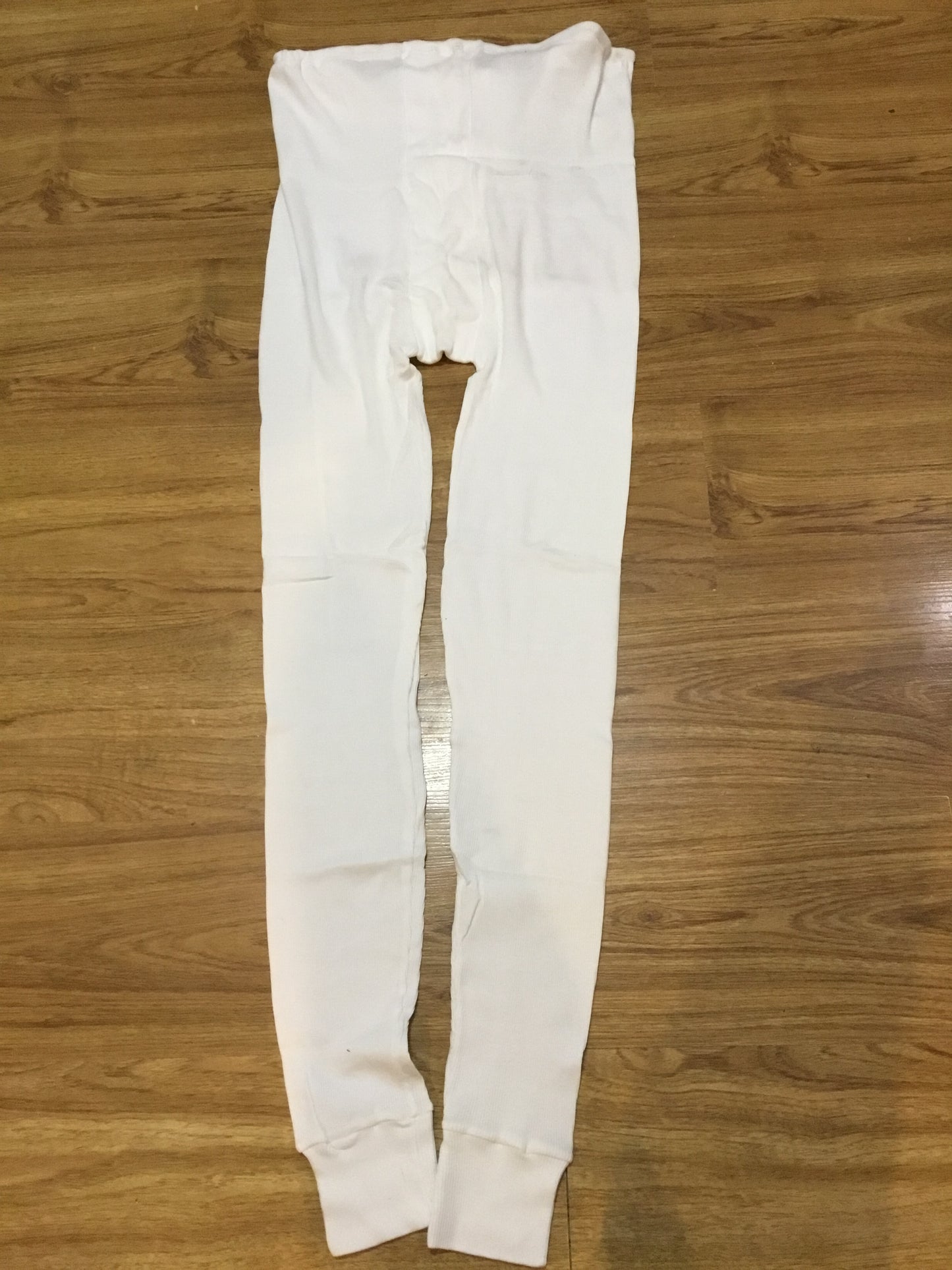 Czech Military  White Ribbed Long Johns