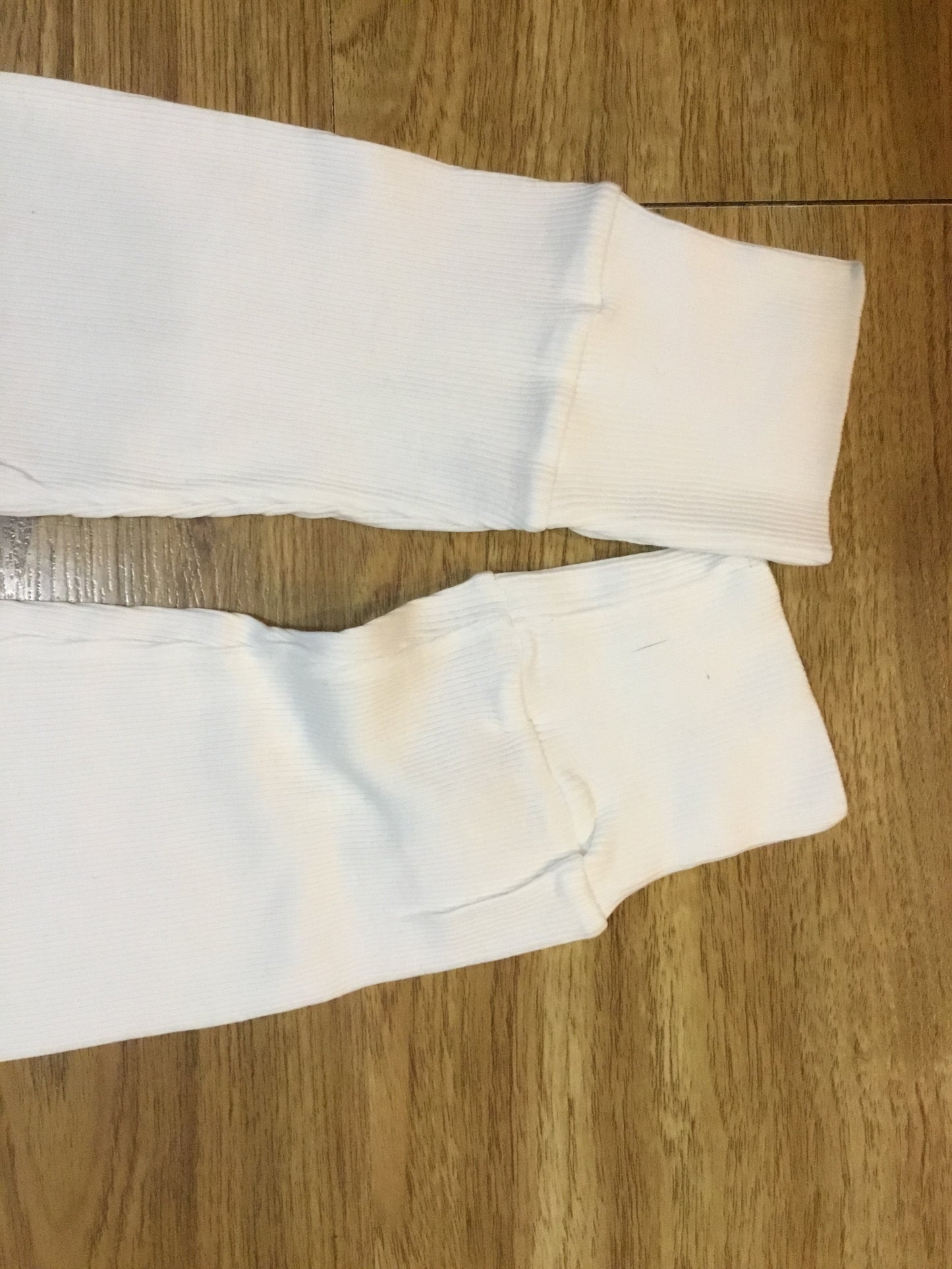 Czech Military  White Ribbed Long Johns