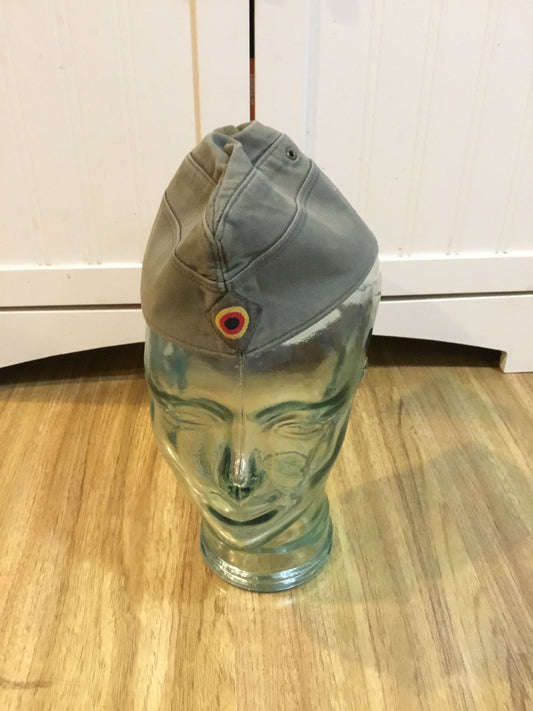 Vintage German Military Wedge Cap