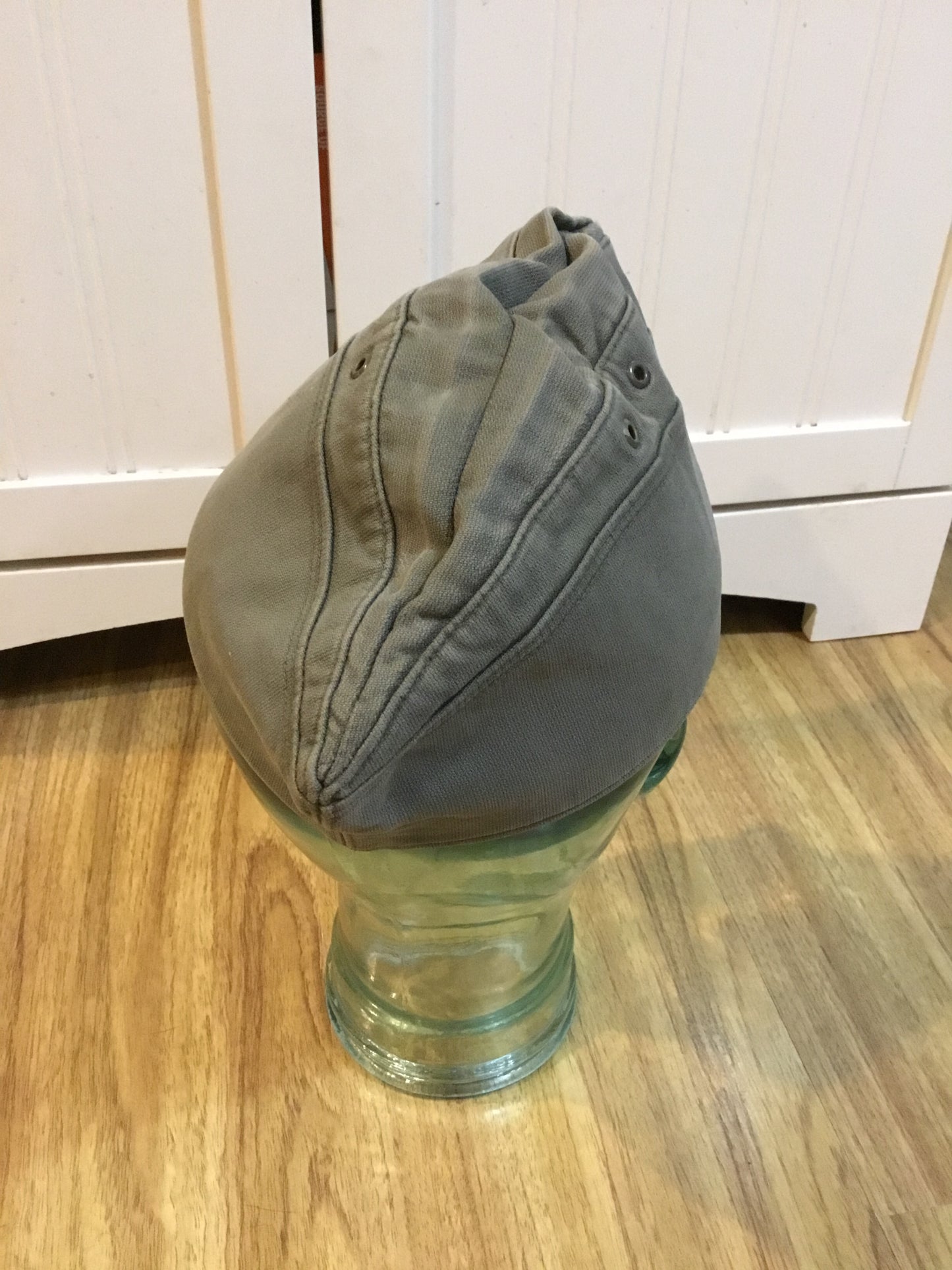 Vintage German Military Wedge Cap