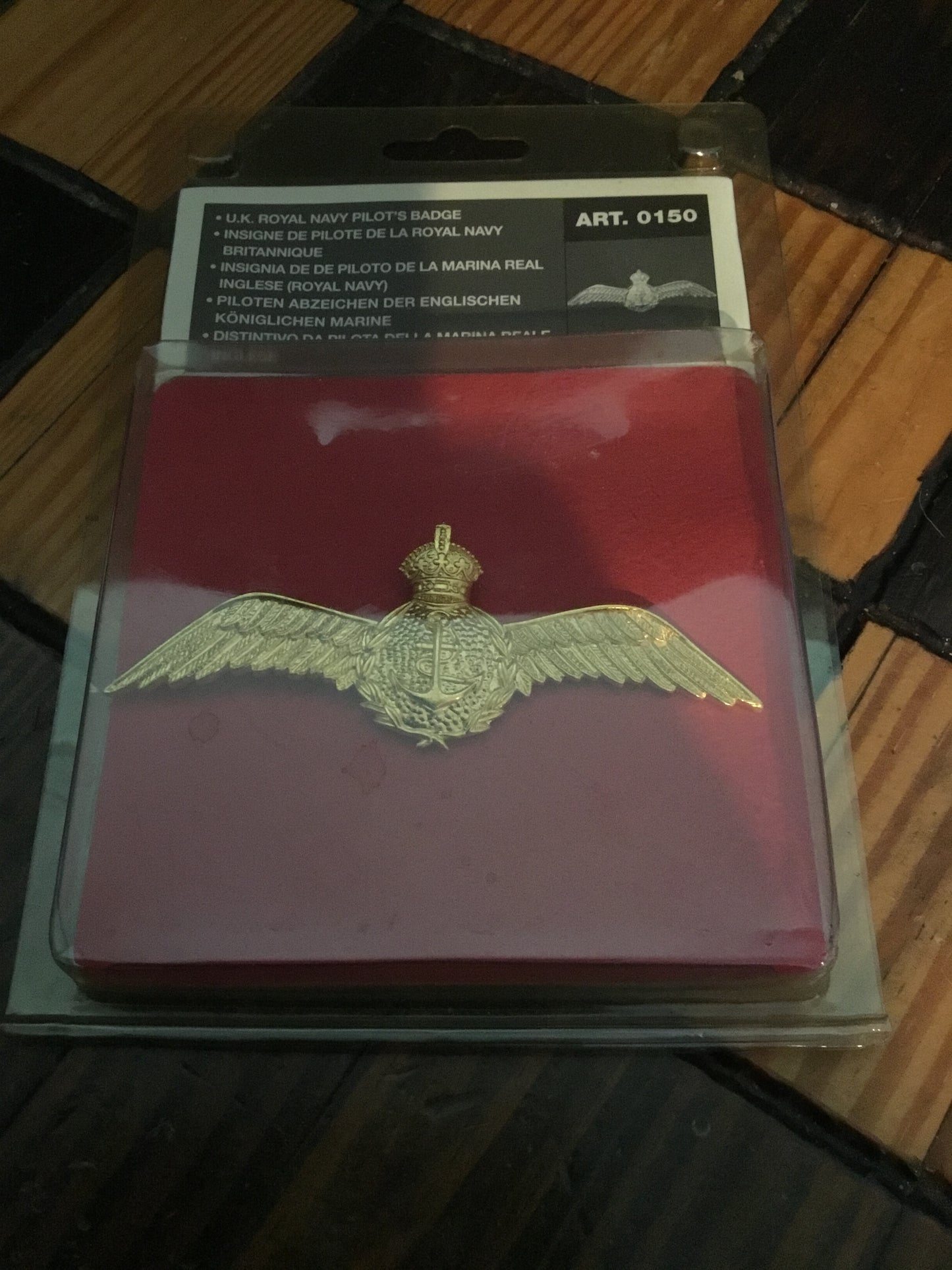 Reproduction  UK Royal Navy Pilots Badge by Orion .