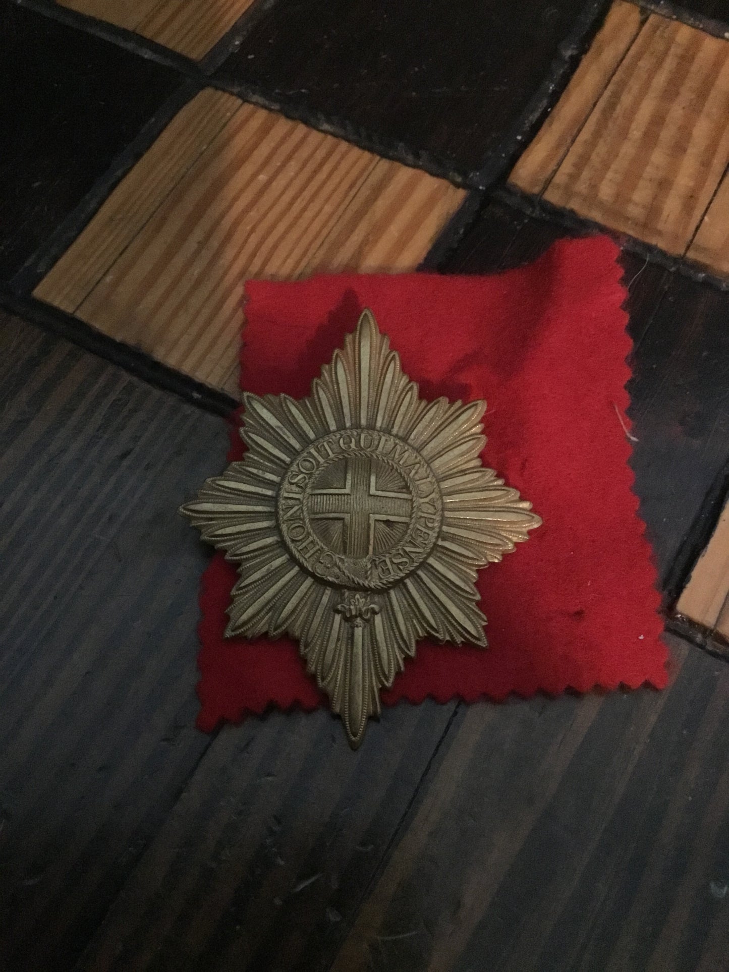 British Coldstream Guards Helmet Badge