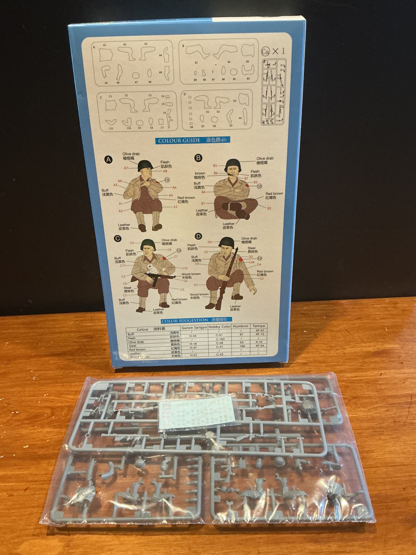 Bronco Model Kit CB35159 1/35 WWII US Truck Crew Set (4 Figures)