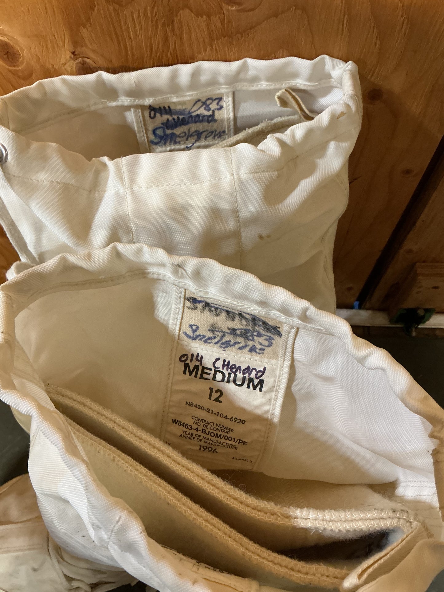 Canadian Military Mucklucks with Liners, Size 12