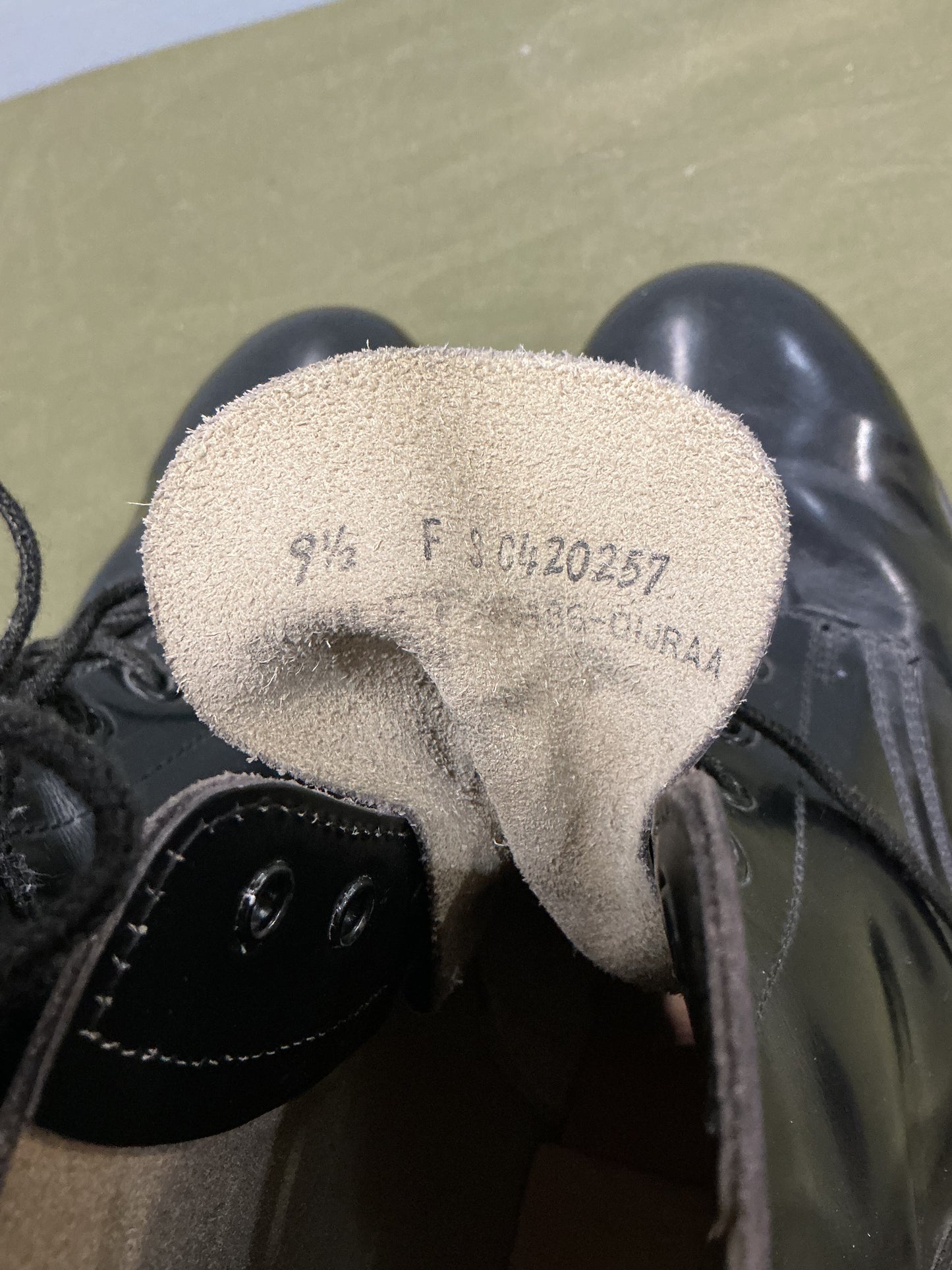Vintage Canadian Forces Parade/Dress  Boots 9 1/2 F