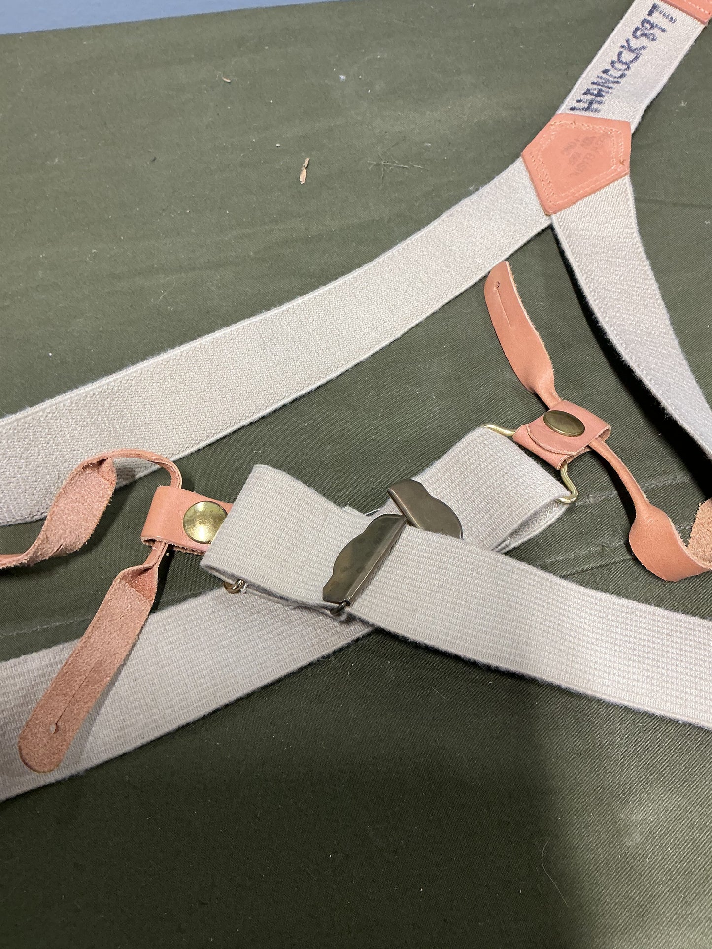Canadian Military Button Type Suspenders