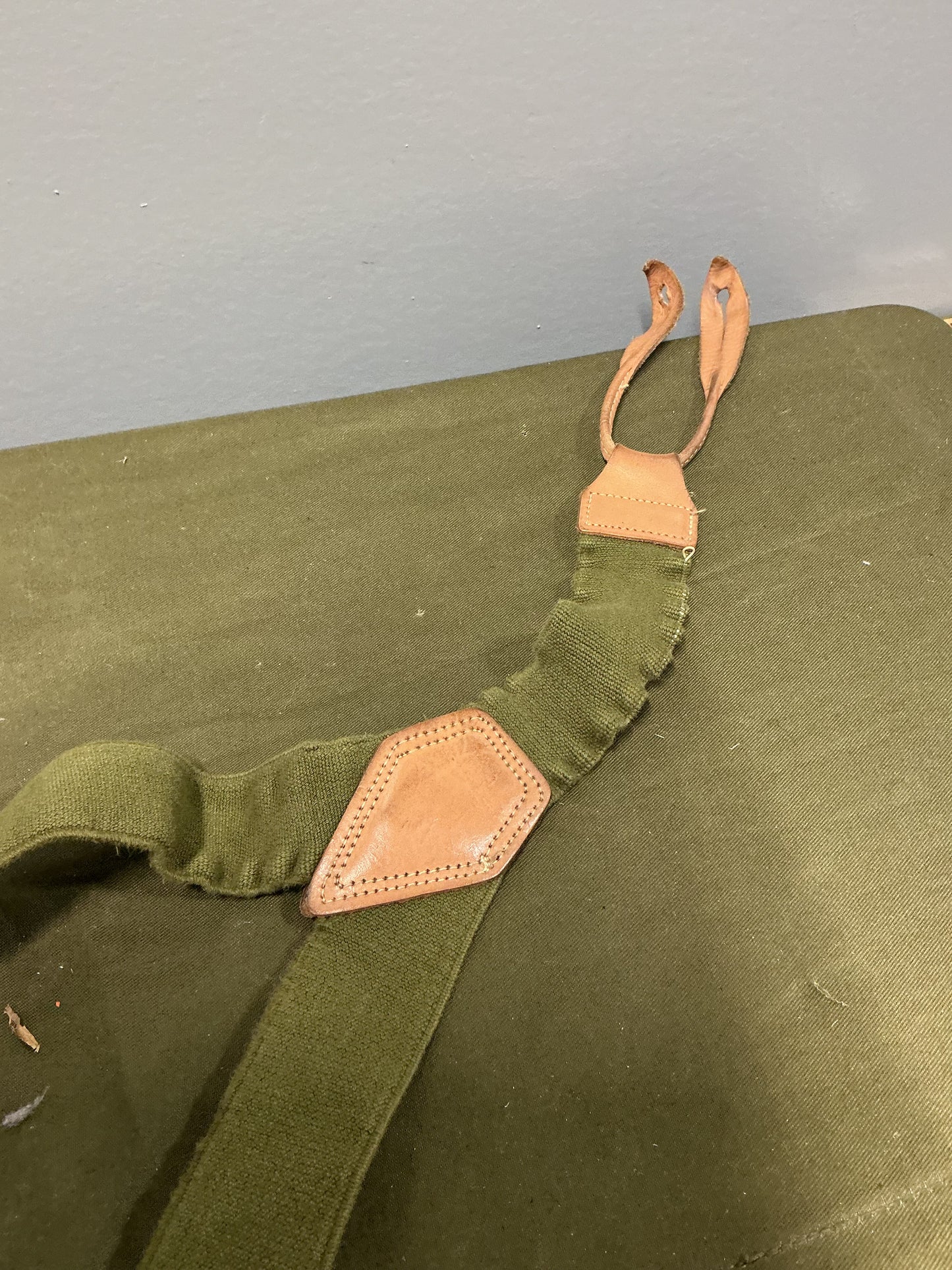 Canadian Military Button Type Suspenders