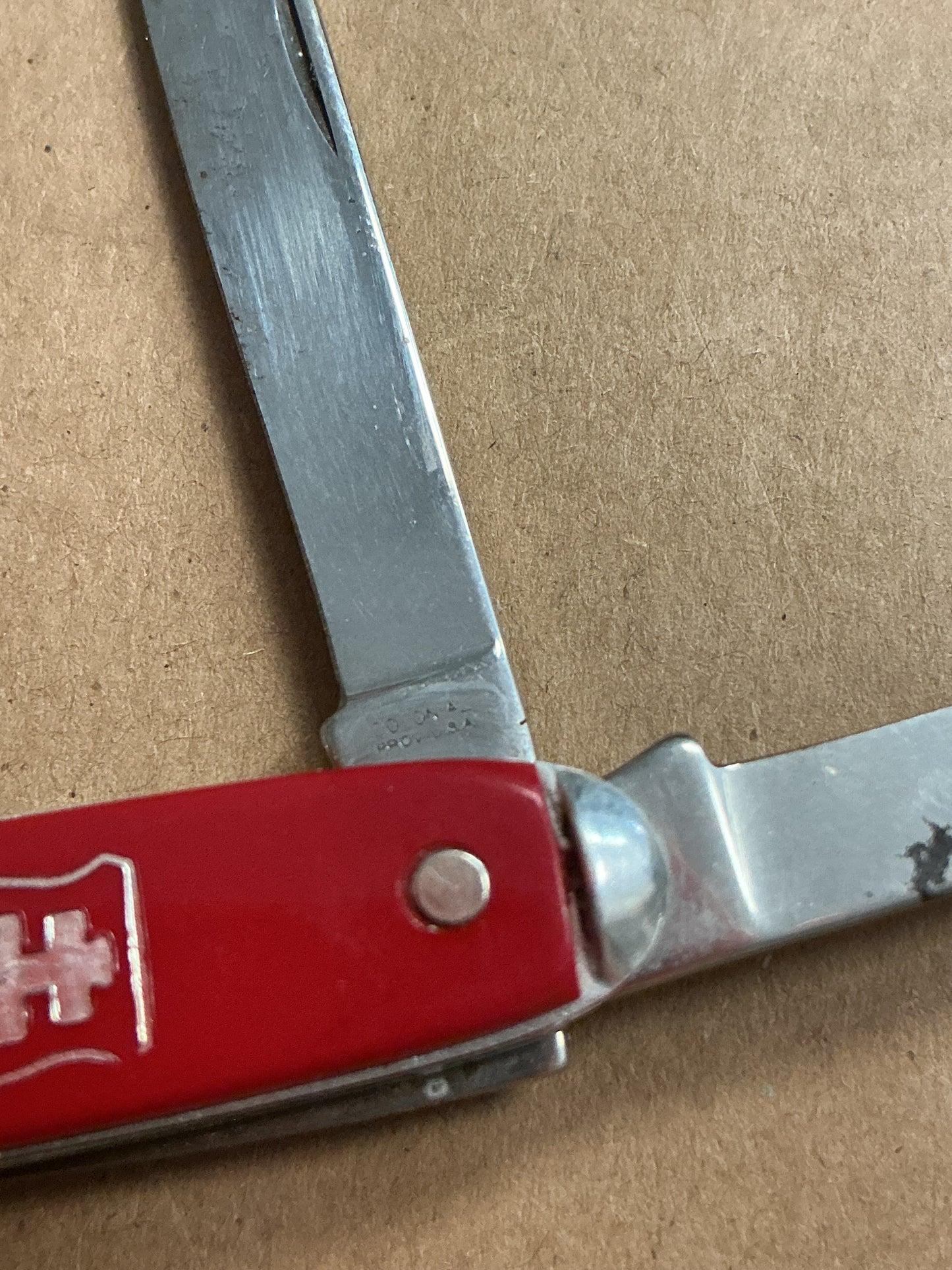 Vintage Pfizer Enide 50W Advertising Pocket Knife