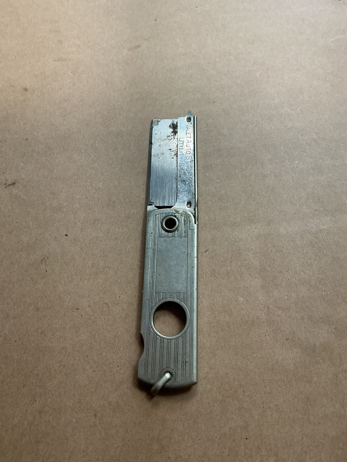 Antique early 1920's advertising cigar and box cutter razor Valet Auto-Strop Utility Razor