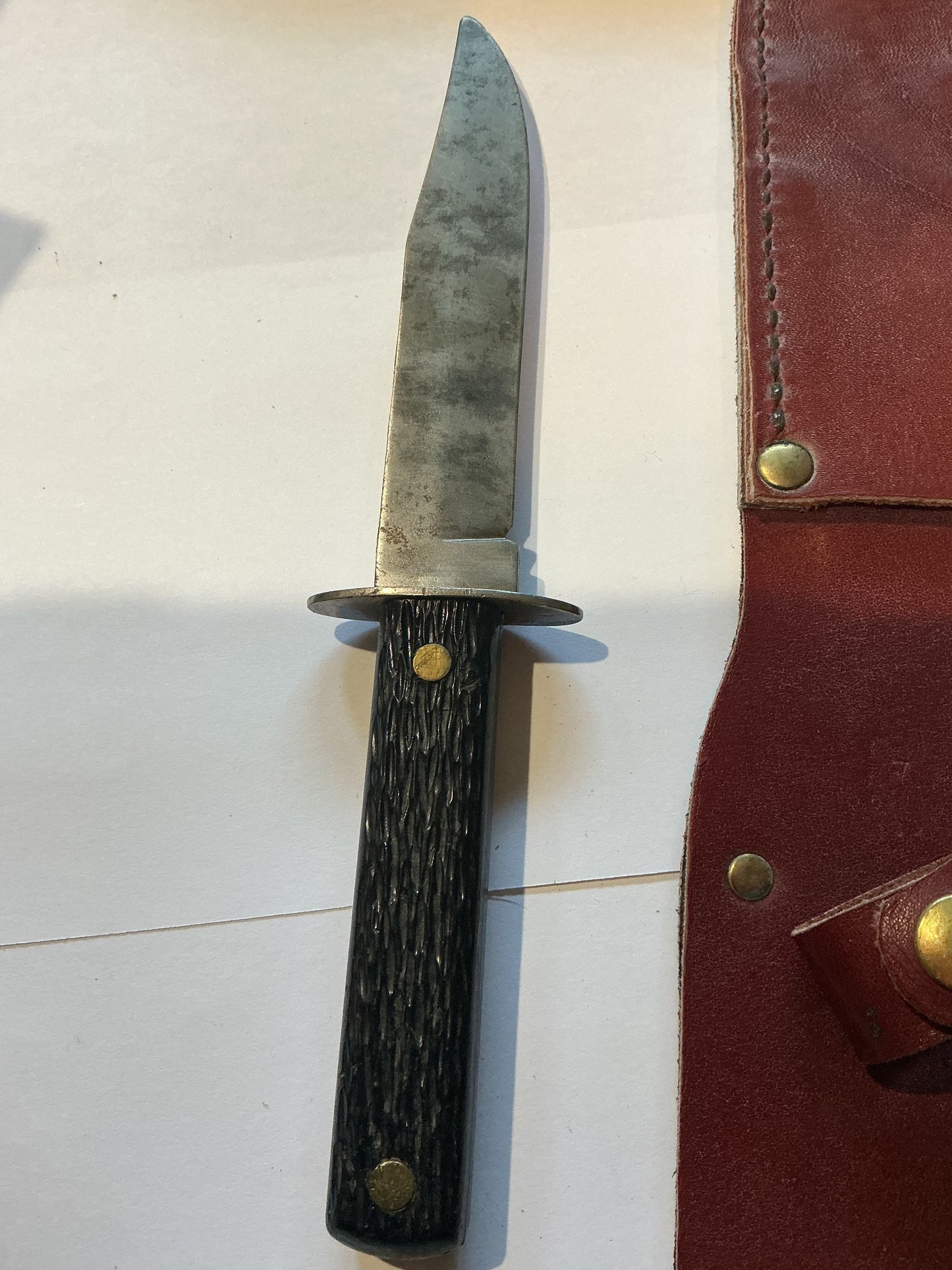 Vintage Imperial Prov. RI USA Fixed Blade Knife