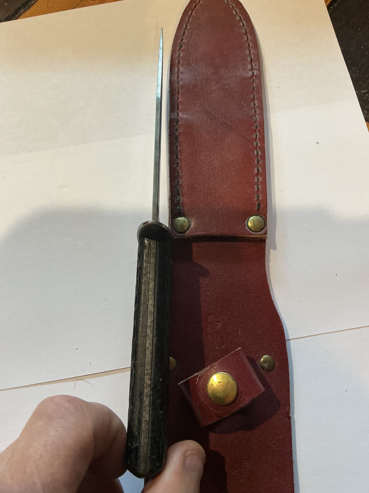Vintage Imperial Prov. RI USA Fixed Blade Knife