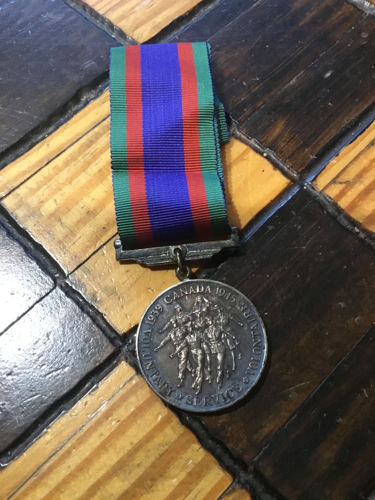 WW11 Canadian CVSM medal with Ribbon