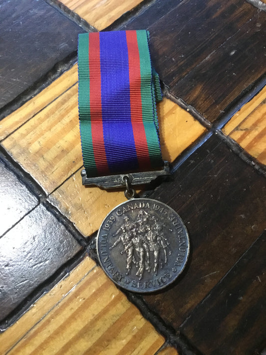 WW11 Canadian CVSM medal with Ribbon