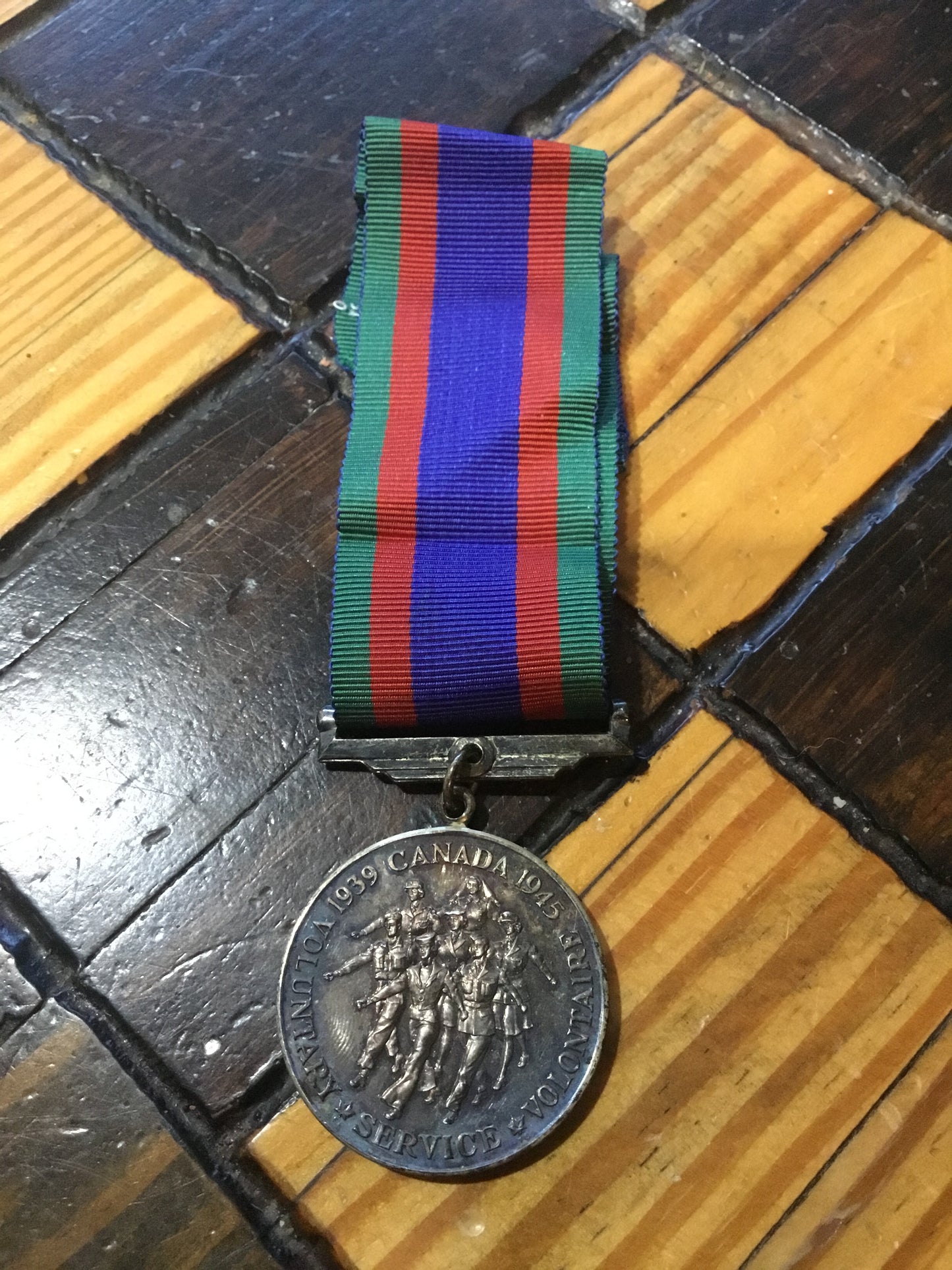 WW11 Canadian CVSM medal with Ribbon