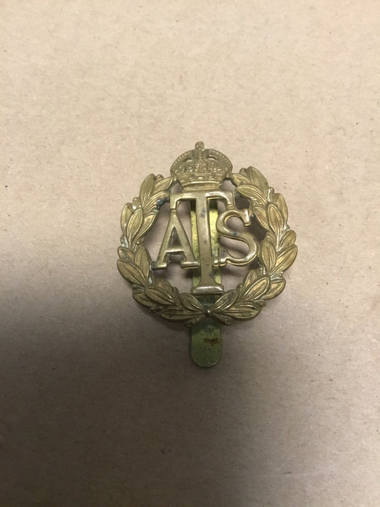 WW2 British Auxiliary Territorial Service (ATS) Slider Cap Badge