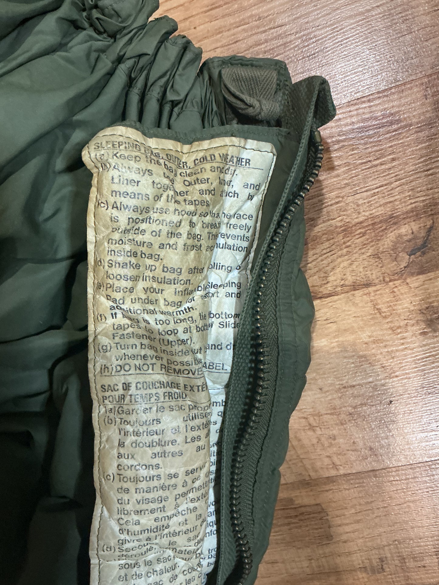 Canadian Military 5 piece Arctic Sleeping Bag