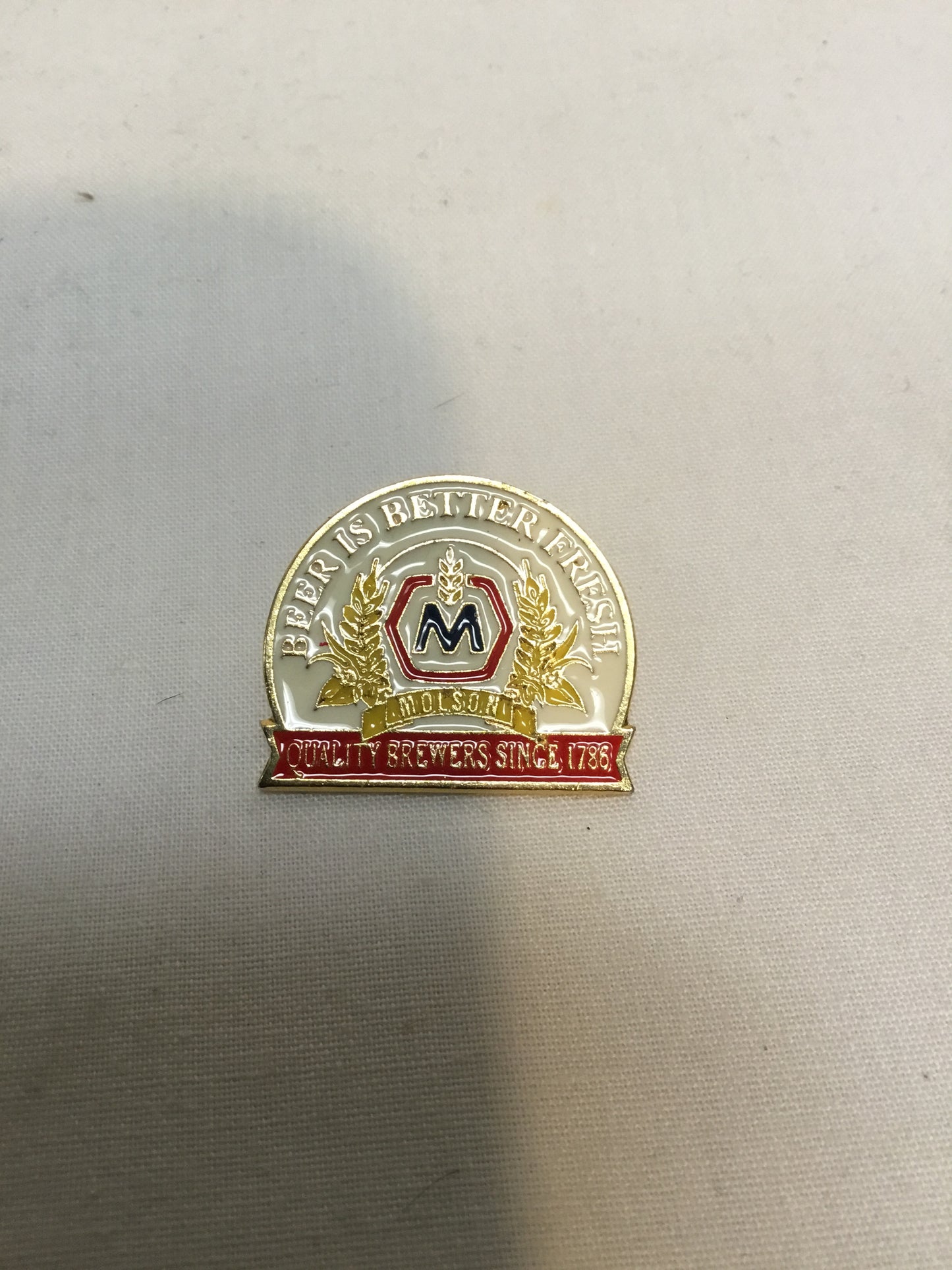 Vintage Molson Beer Pin