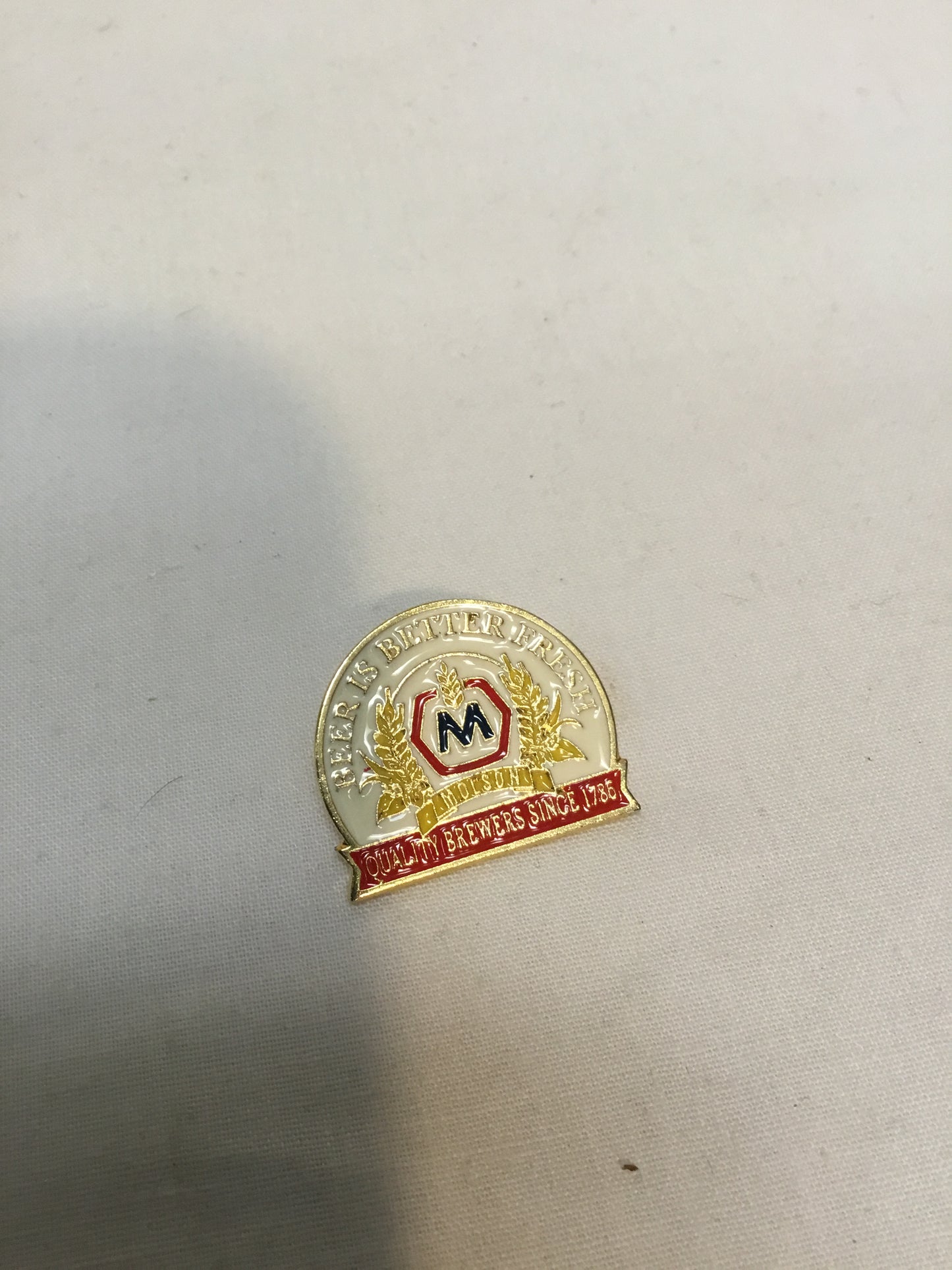 Vintage Molson Beer Pin