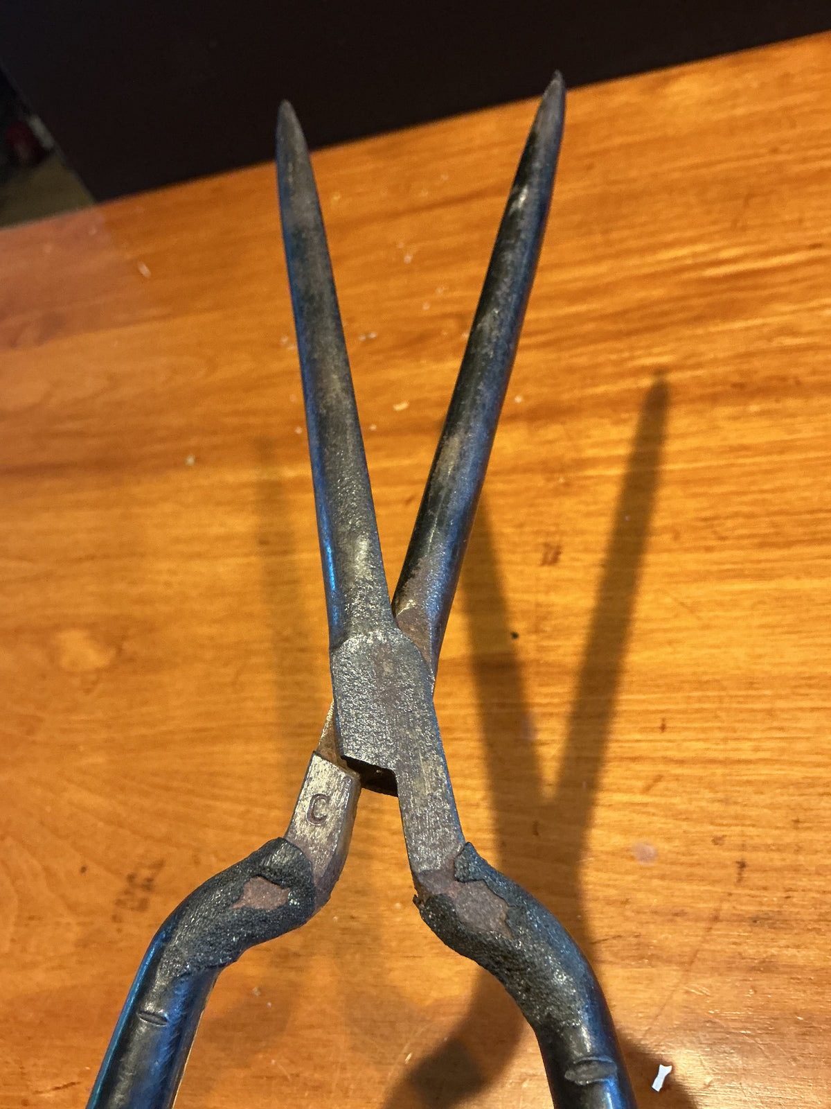 Antique Stove Top Curling Iron