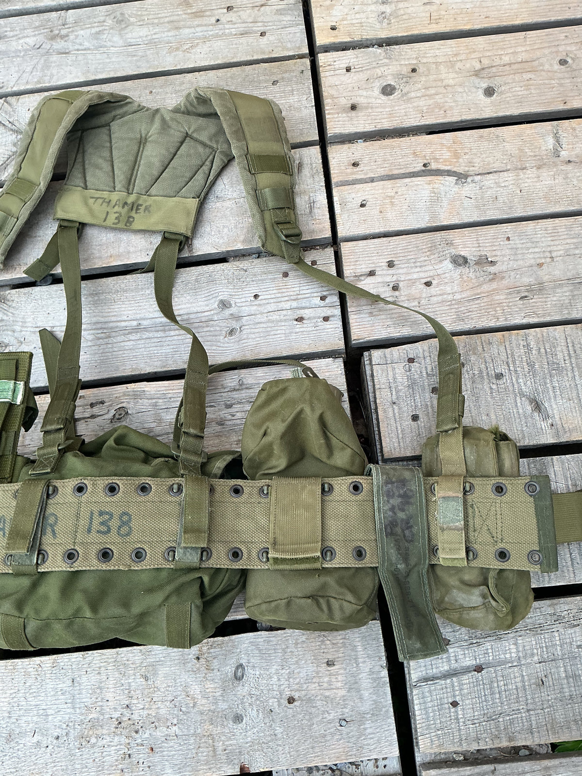 1982 pattern Canadian Military Webbing Set
