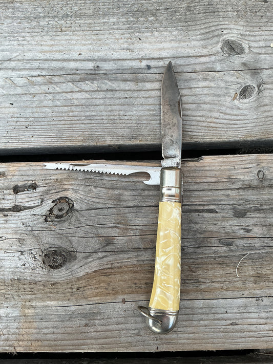 Large Vintage Richards Sheffield England Folding Pocket Knife