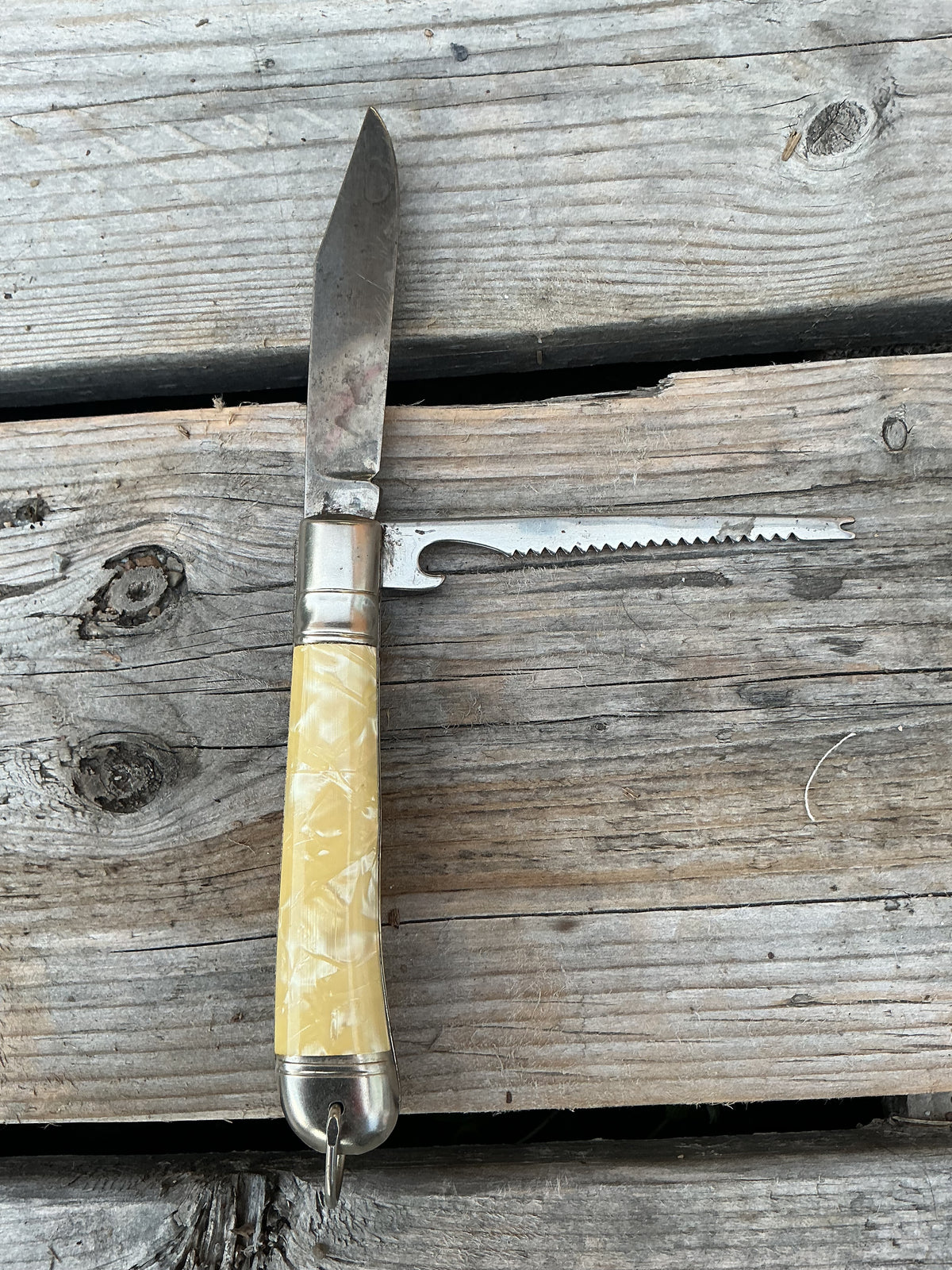 Large Vintage Richards Sheffield England Folding Pocket Knife