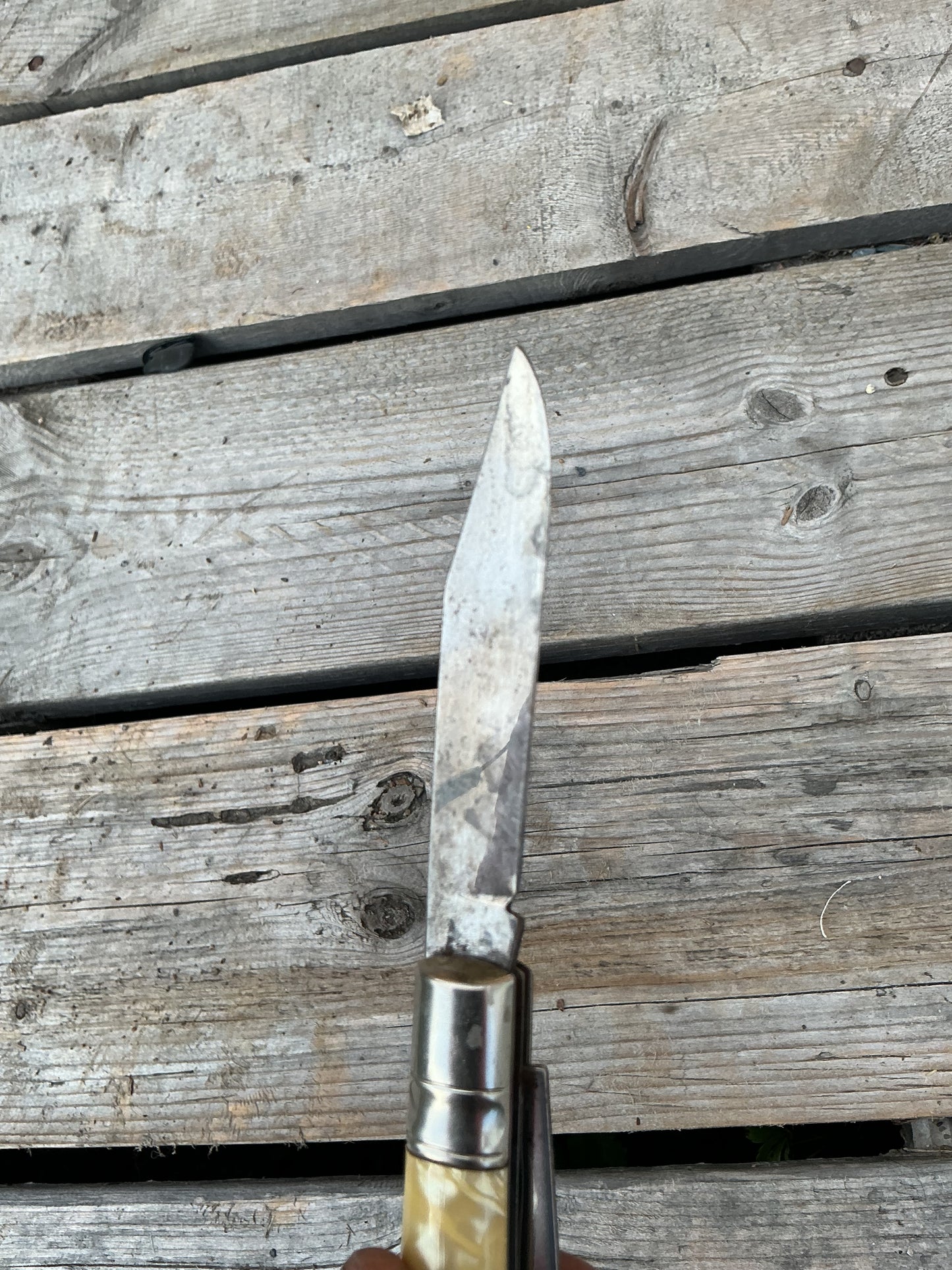 Large Vintage Richards Sheffield England Folding Pocket Knife