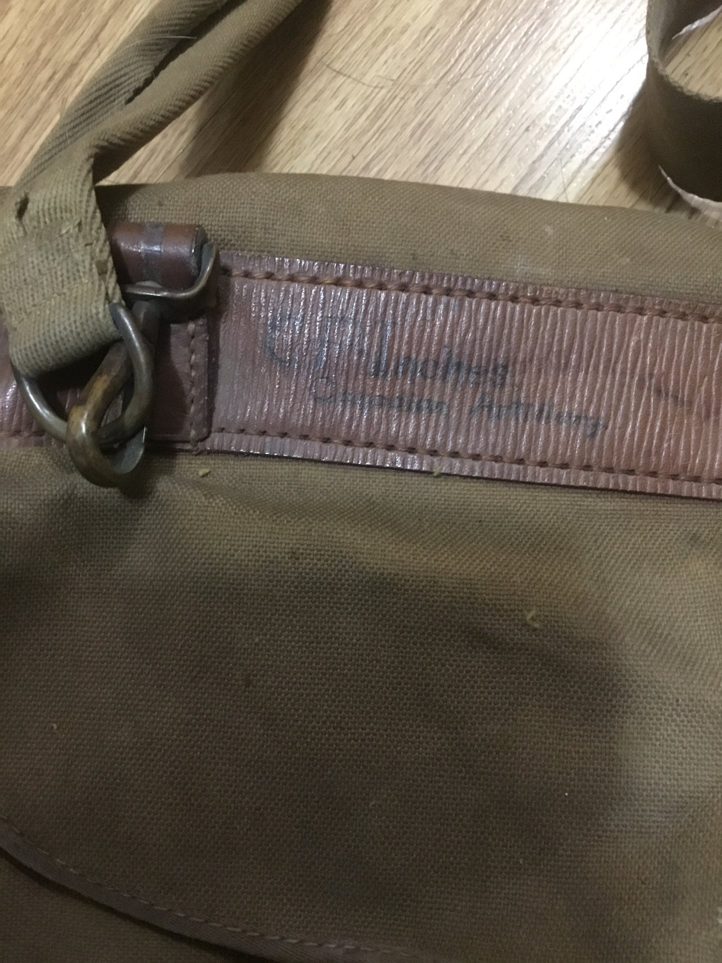 WW1 Canadian  Officers Side bag , Private Purchase