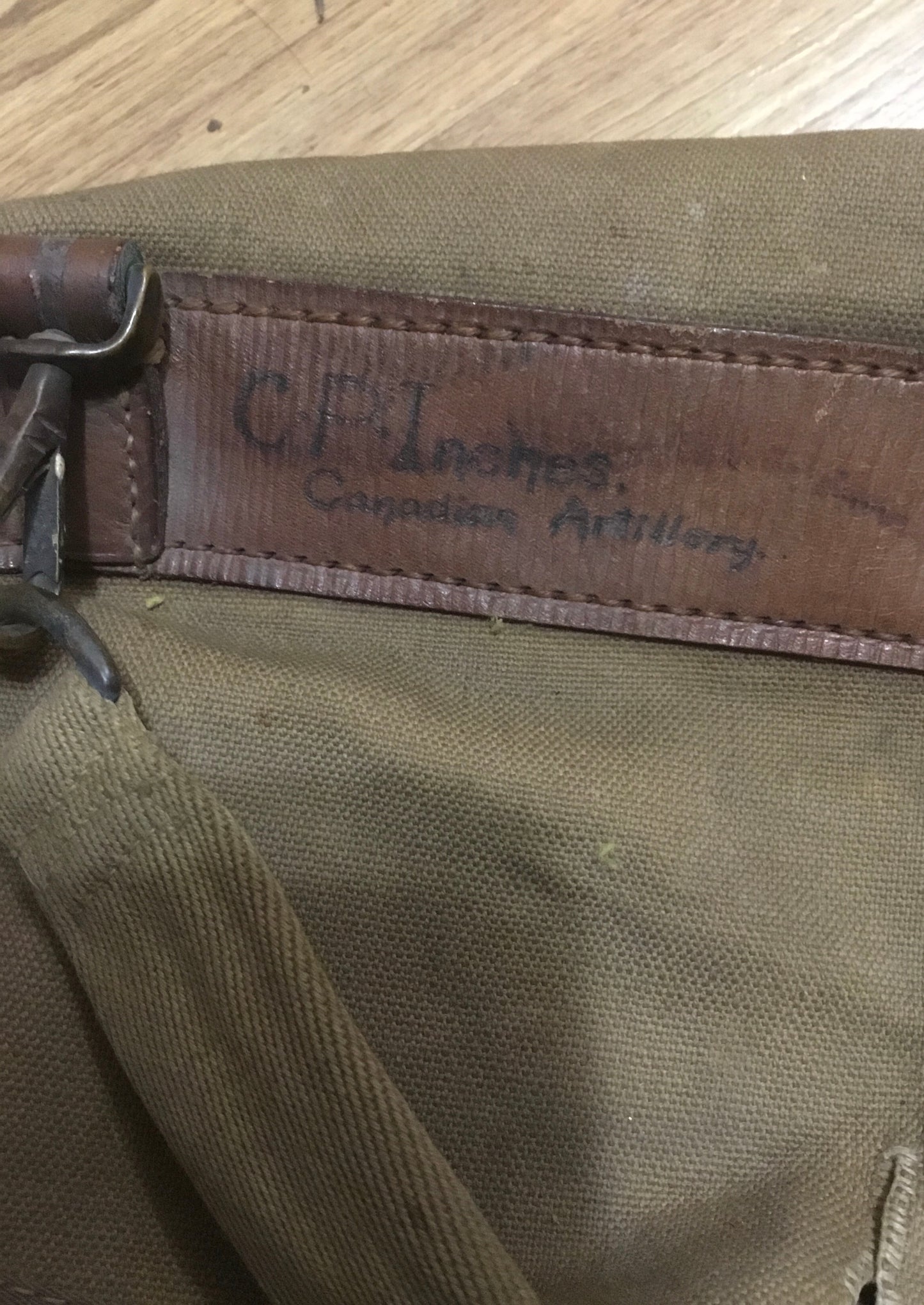 WW1 Canadian  Officers Side bag , Private Purchase