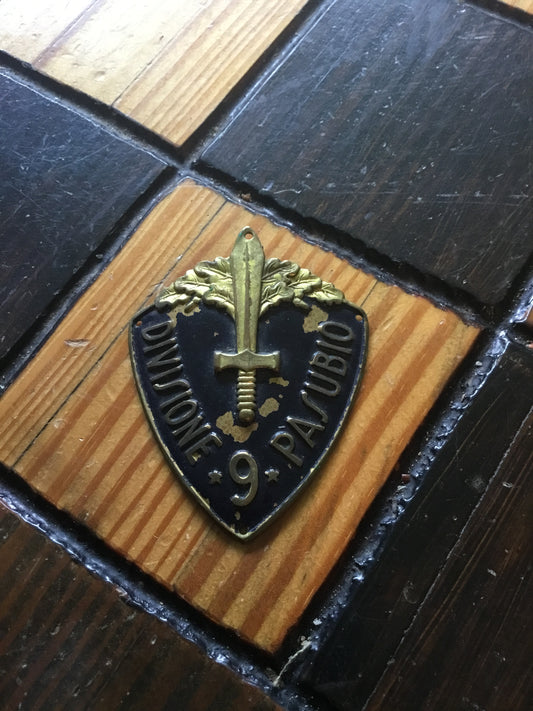 WW 11 Italian Military insignia badge Divisione 9 Pasubio Italian
