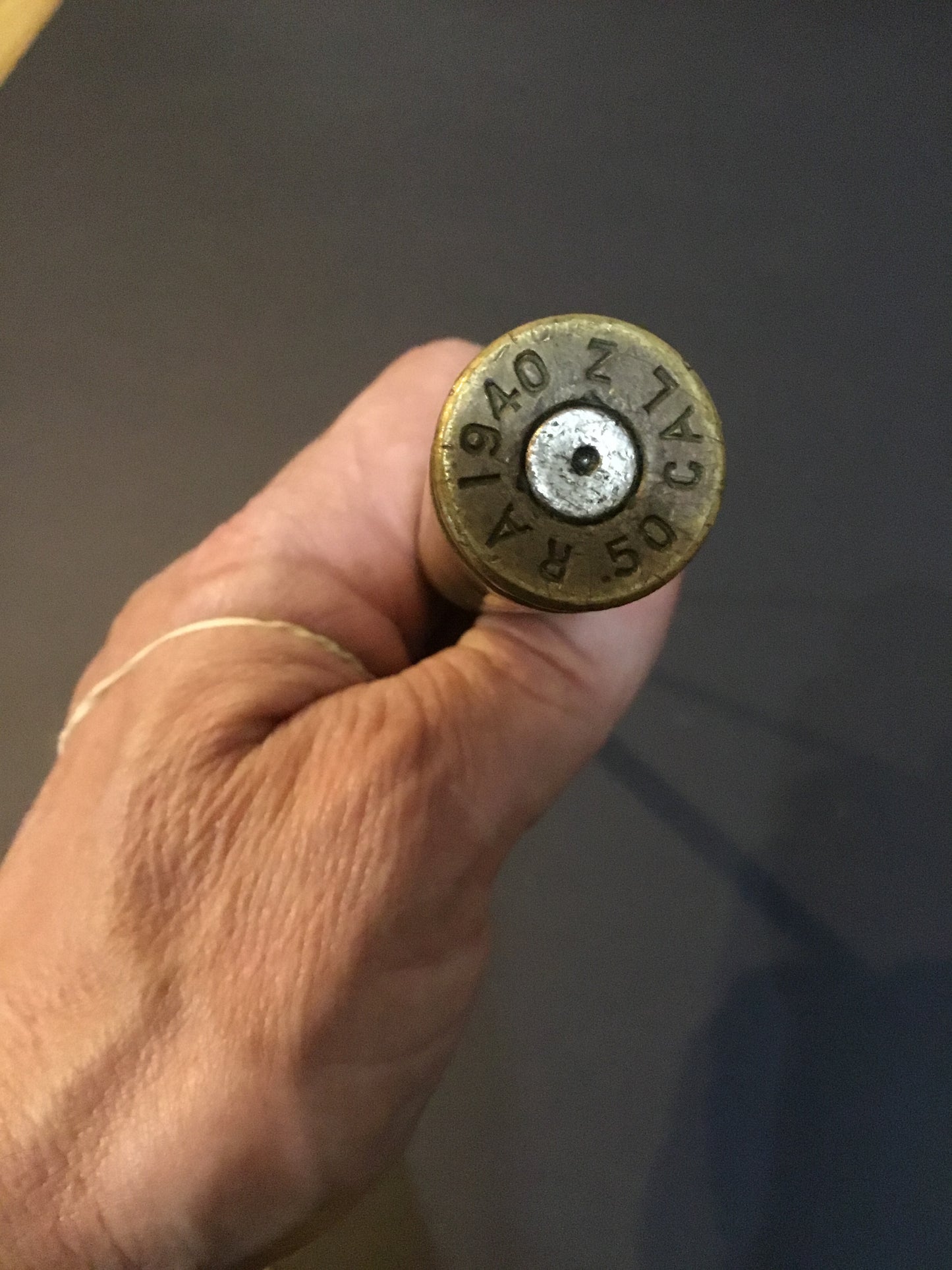 WW11 Brass Trench Art Letter opener , 50 Cal shell