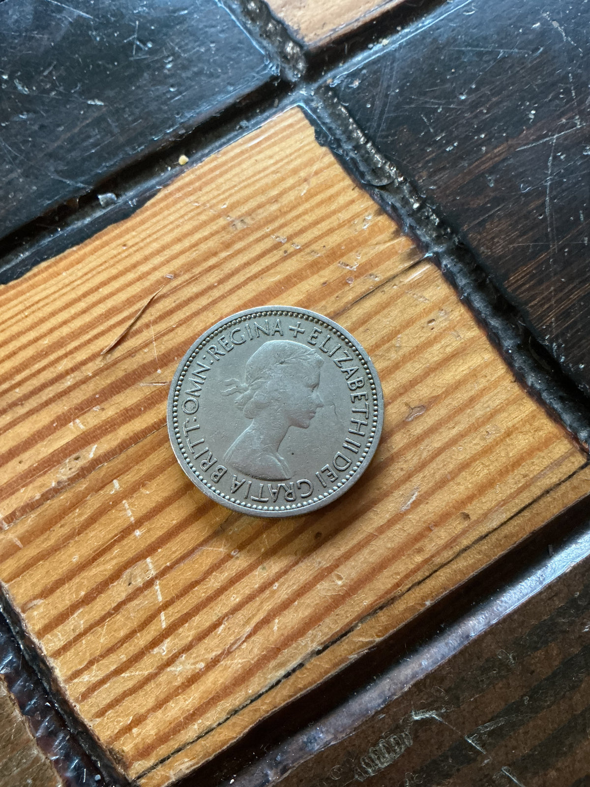 British 1955 2 Shillings Coin