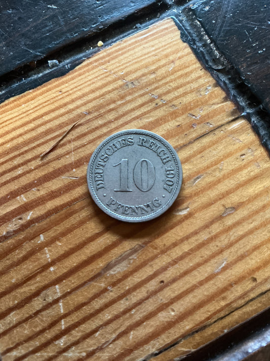 1907 10 Pfennig F Germany