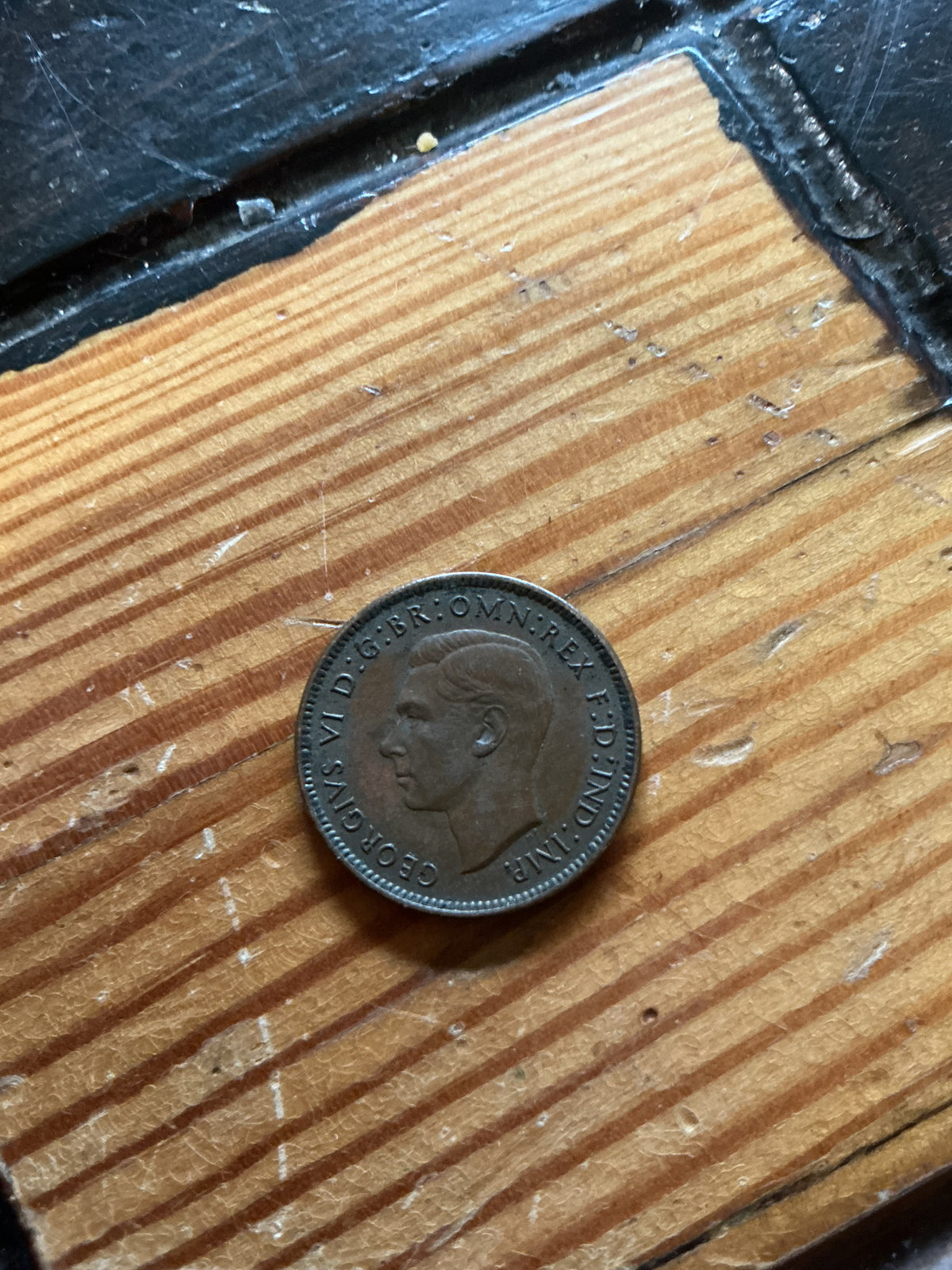 1946 George VI Copper Farthing