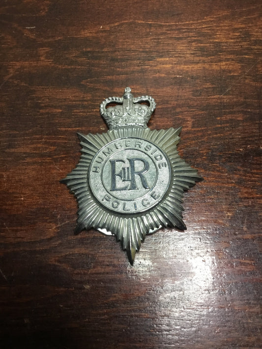 Humberside Police Helmet Plate - Queen's Crown
