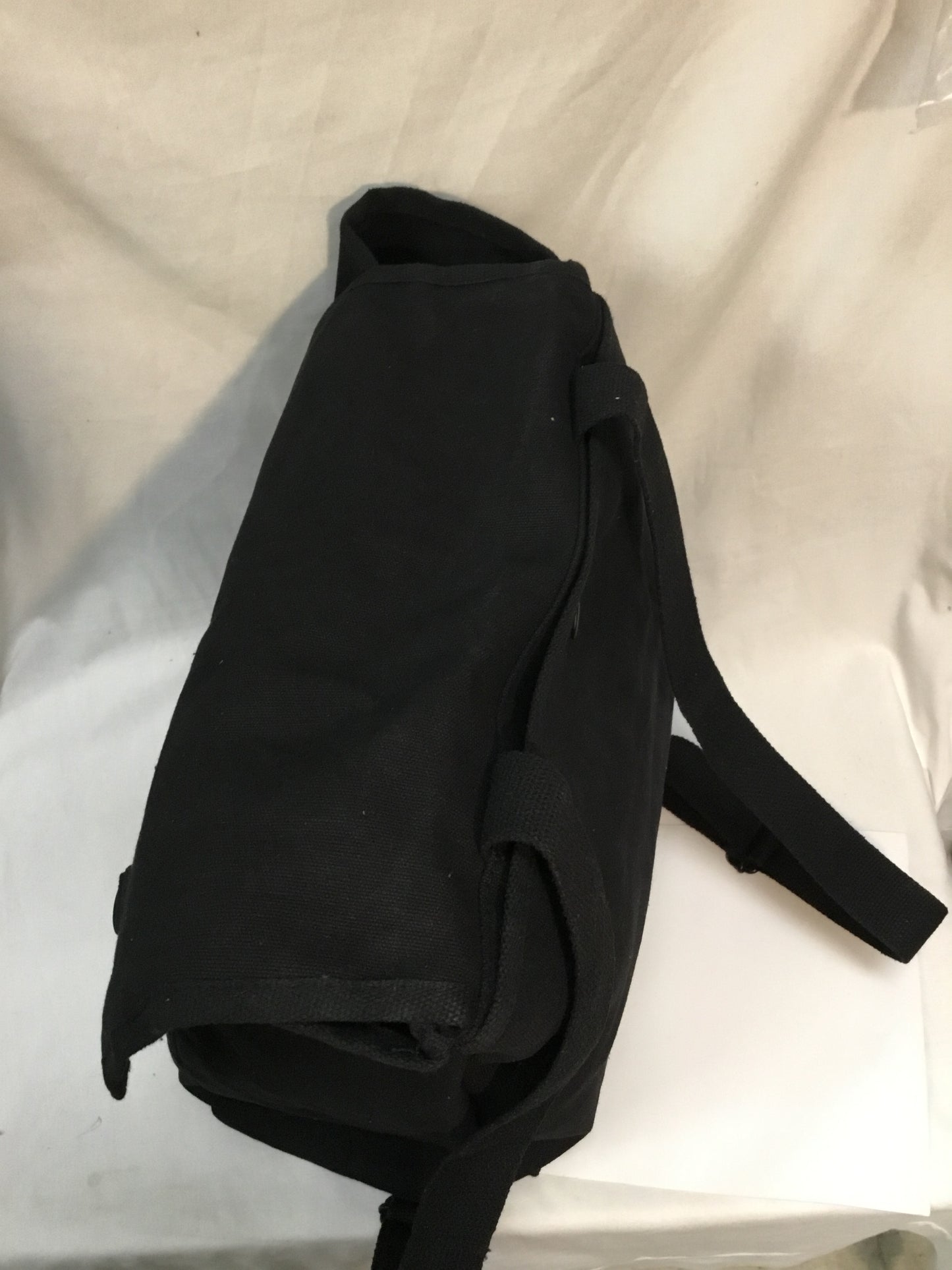 New Canvas Jumbo Musette Bag Black