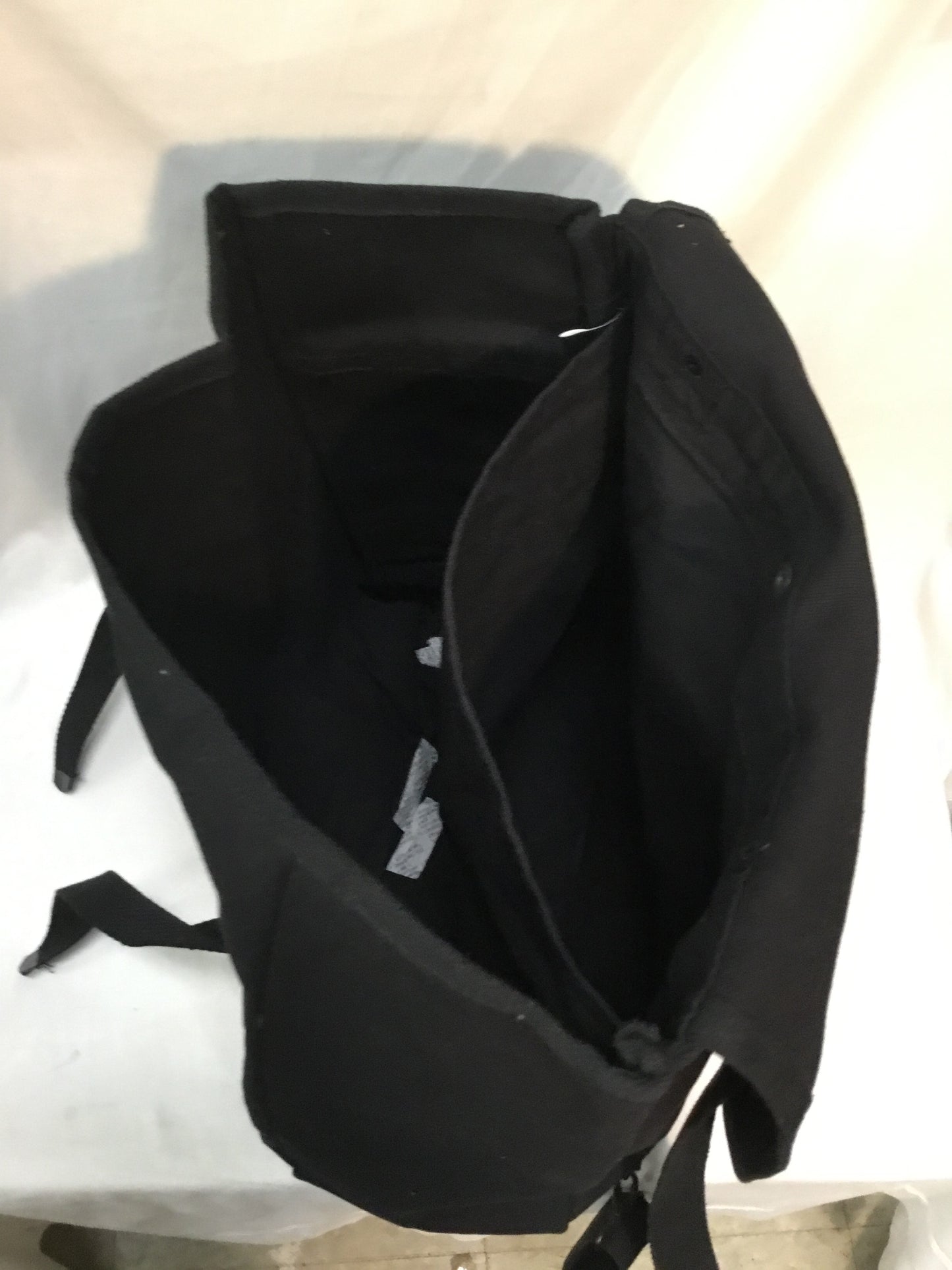 New Canvas Jumbo Musette Bag Black