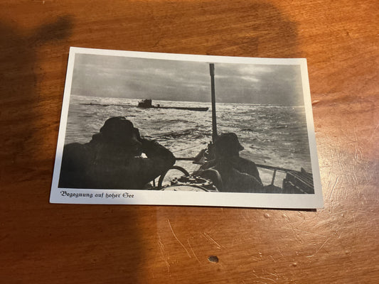 WWII German Kriegsmarine postcard