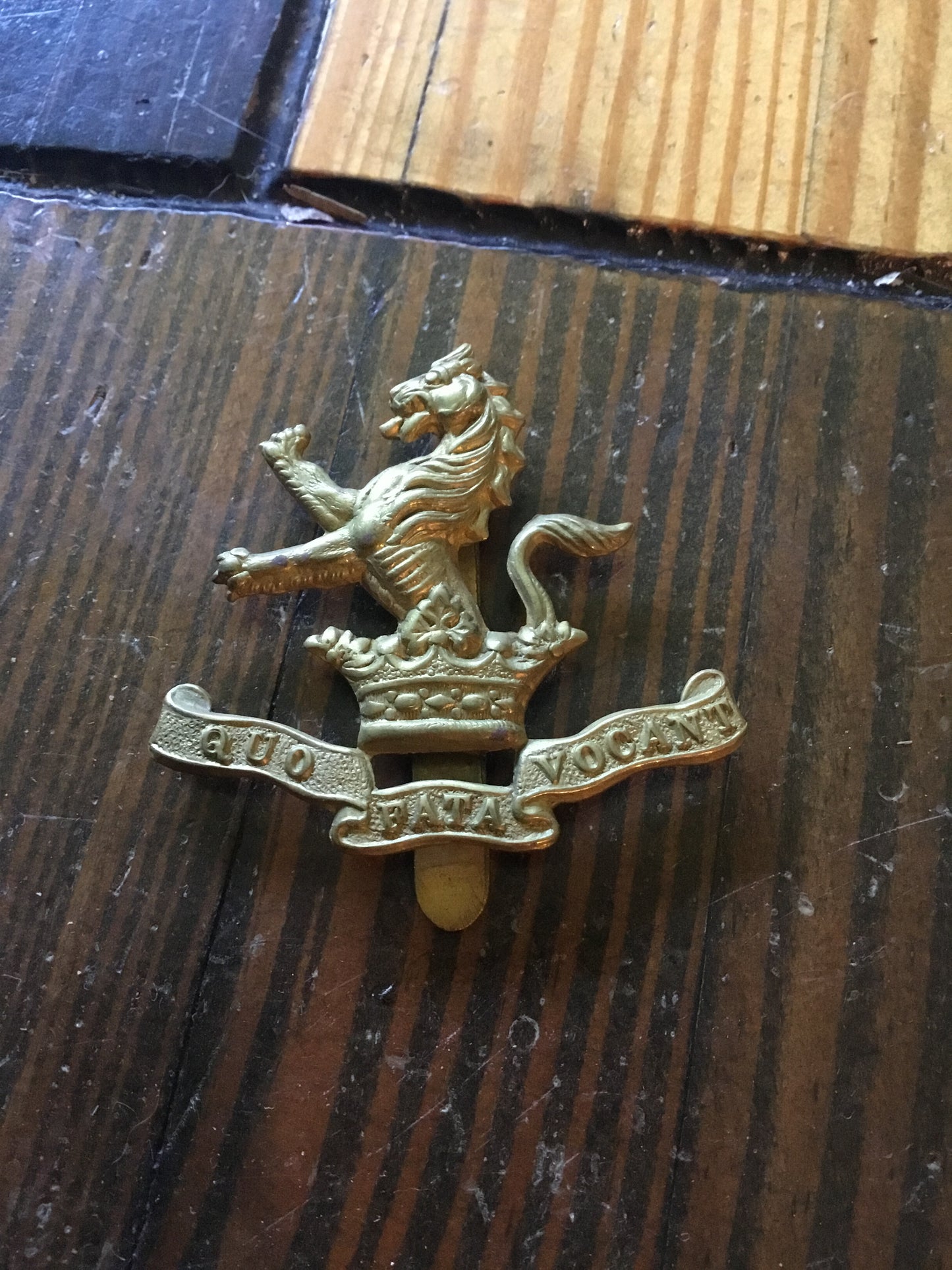 Original WW2 British Army Cap Badge - The 7th Dragoon Guards