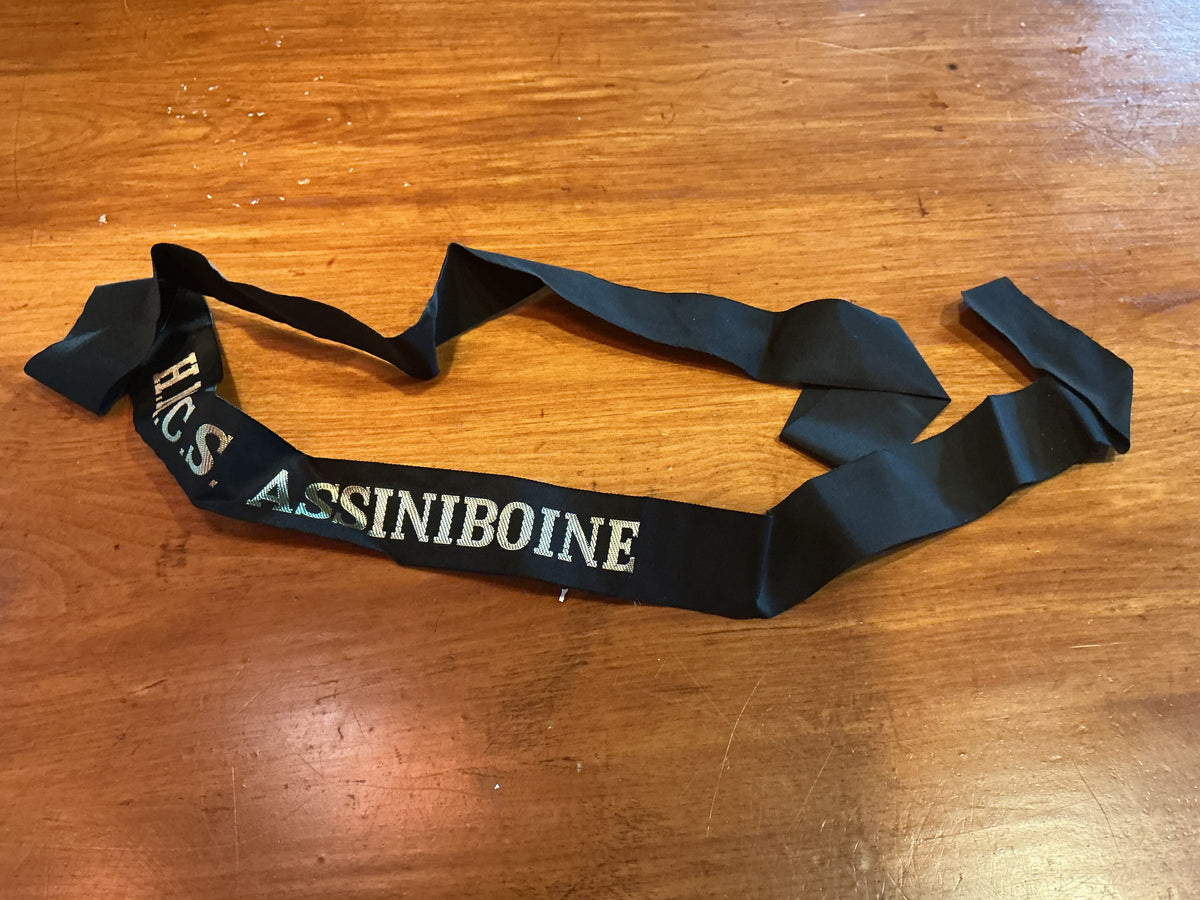 Canadian  Navy HMCS Assiniboine Full Length Cap Tally